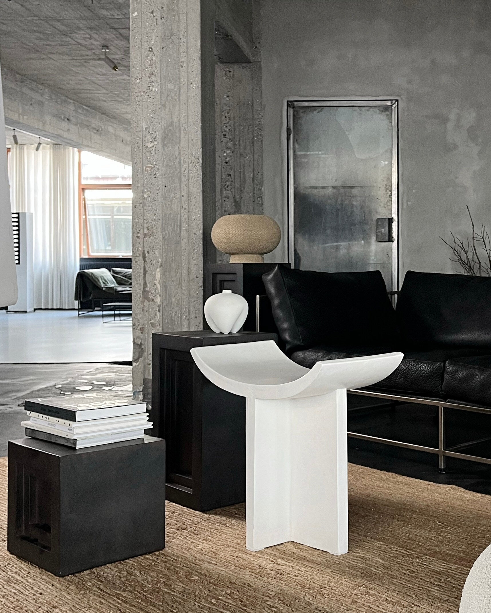 101 Copenhagen - Brutus Stool - Bone White - Stool