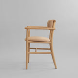 Nama Dining Chair, Armrest - Nubuck