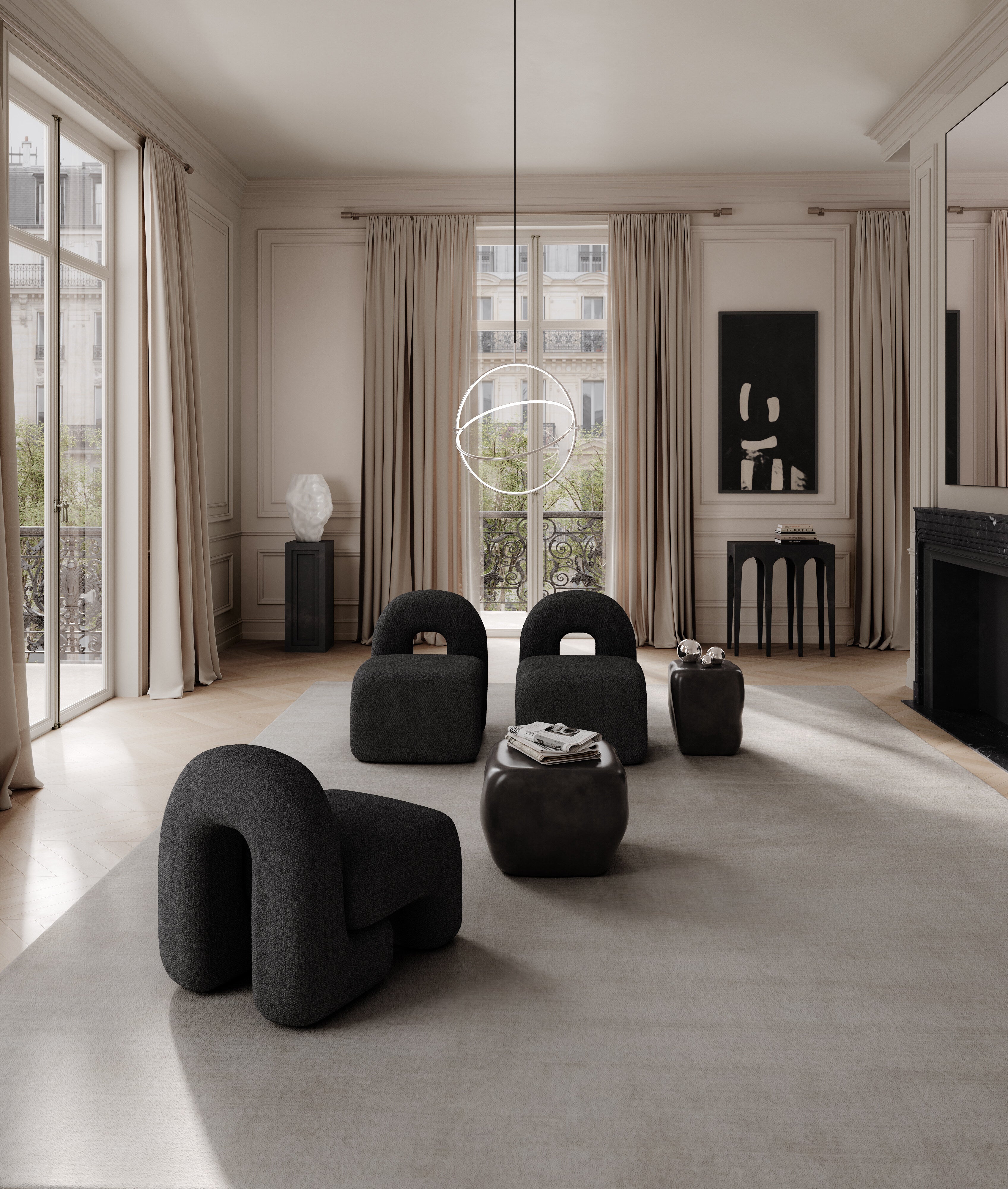 101 Copenhagen - Daiku Lounge Chair - Deep Taupe - Lounge Chair