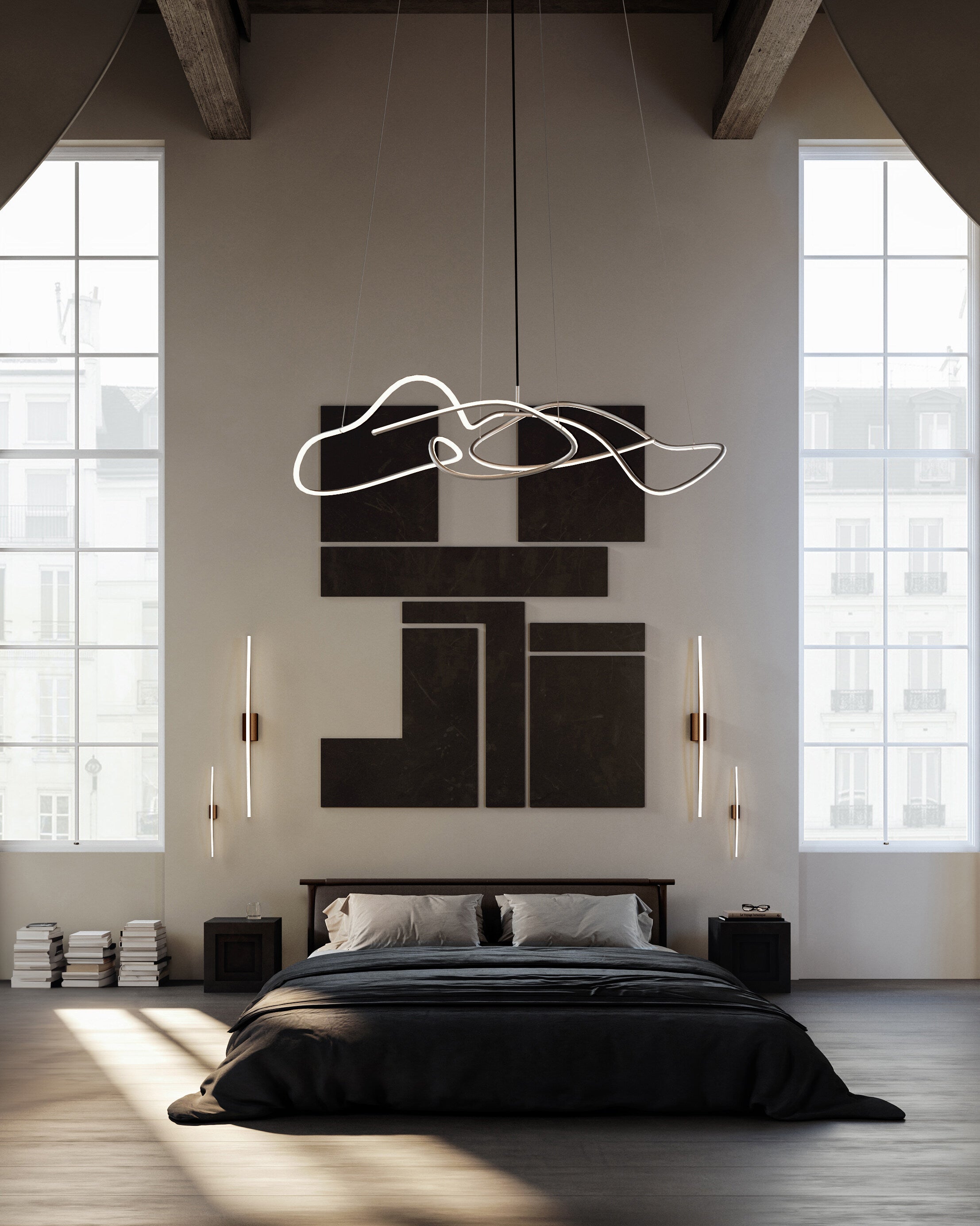 101 Copenhagen - Bow Wall Lamp, Big - Bronze - Wall Lamp