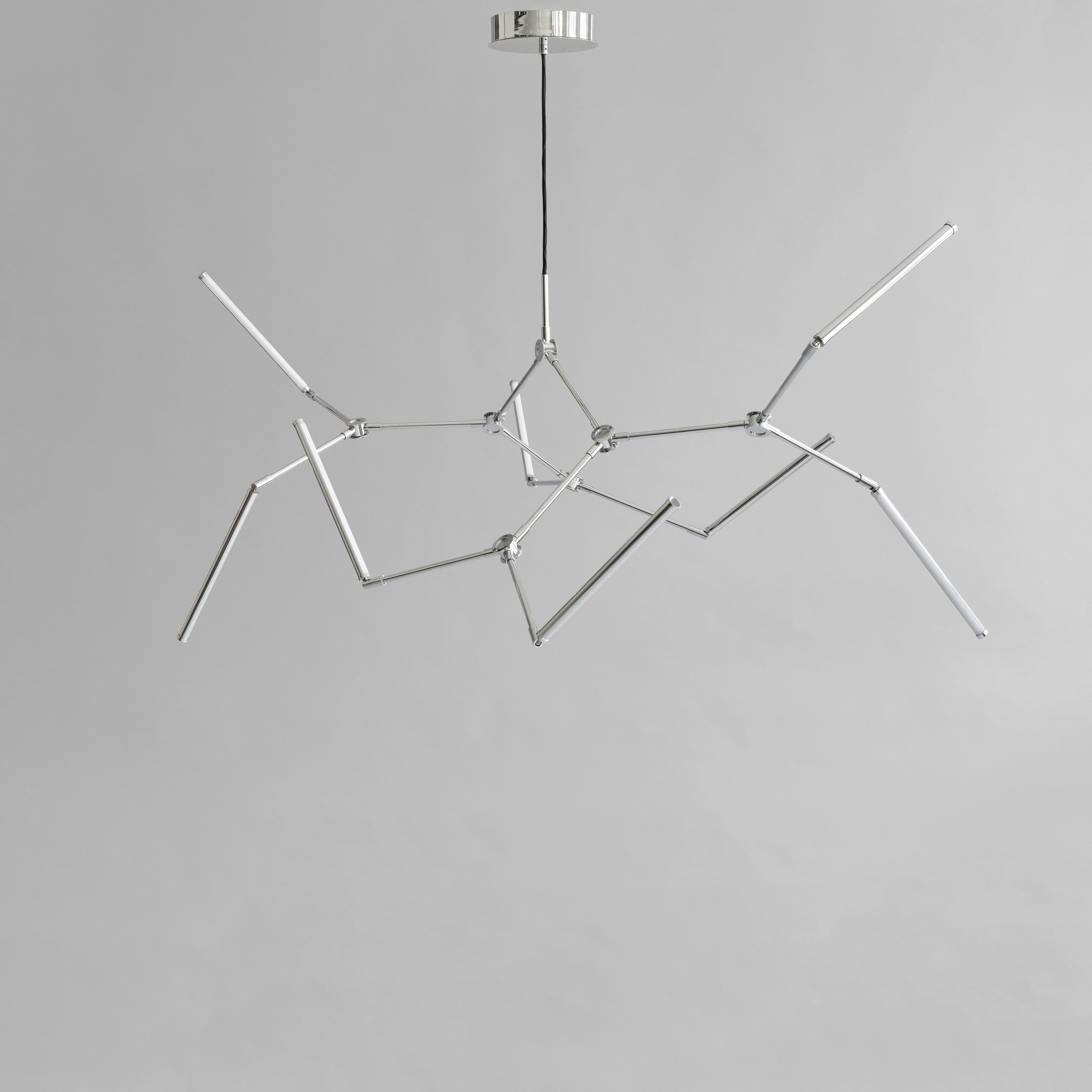 101 Copenhagen - Stick Chandelier - Chrome - Chandelier