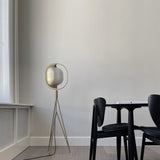 Pearl Floor Lamp - Brass