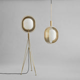 Pearl Pendant - Brass