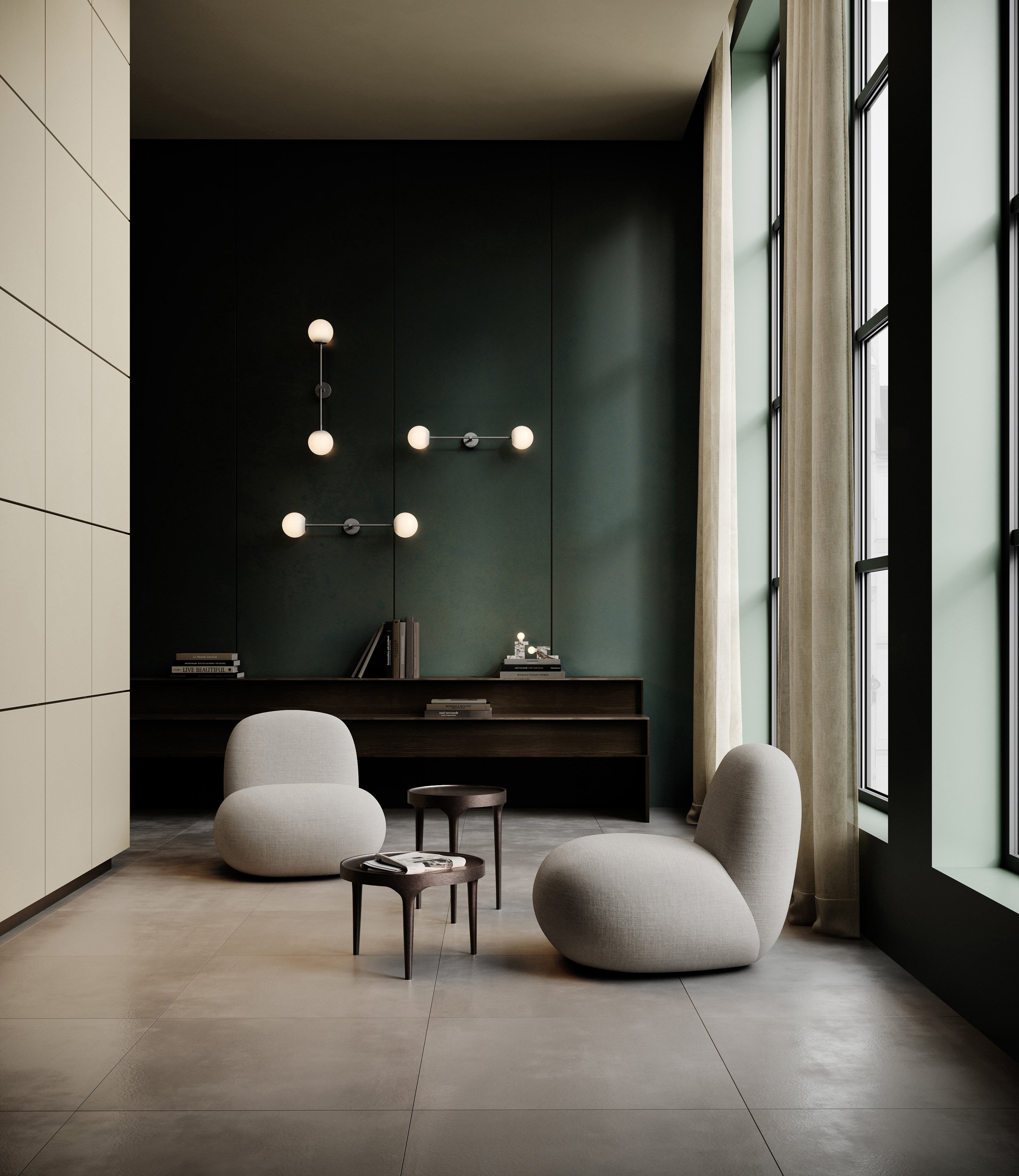 Drop Wall Lamp Bulp - Grey | 101 Copenhagen