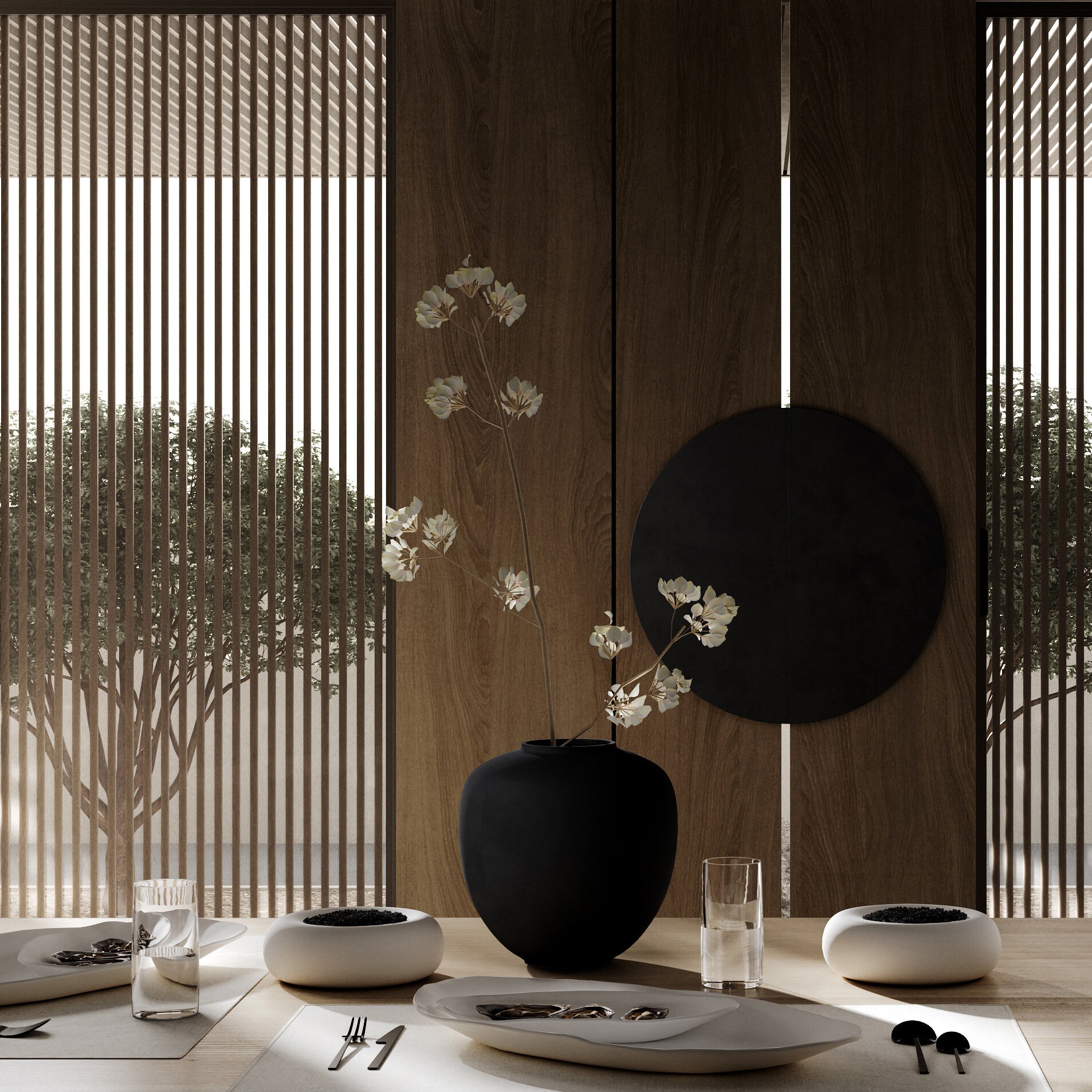 101 Copenhagen - Sunao Vase, Medio - Black - Vase