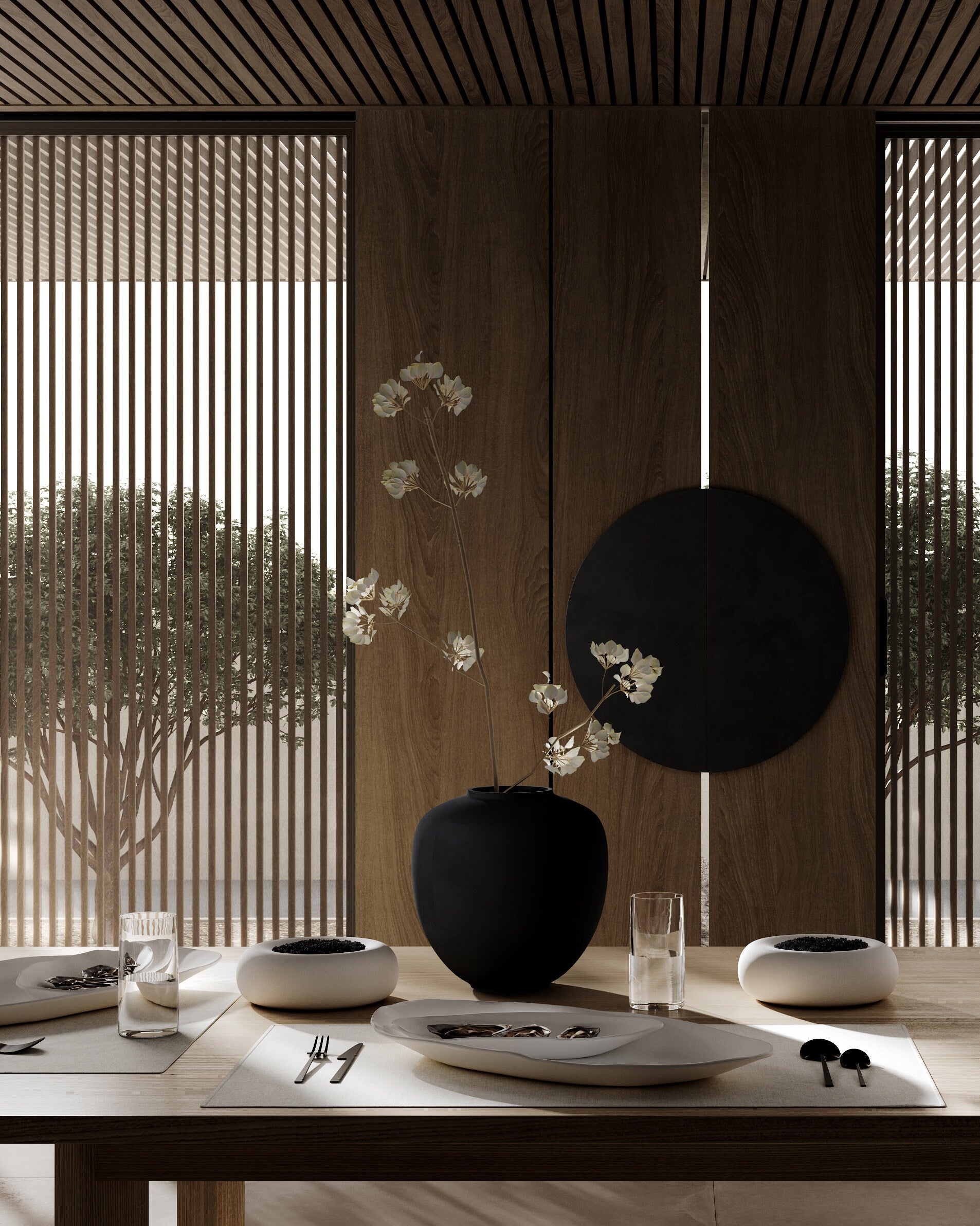 101 Copenhagen - Sunao Vase, Medio - Black - Vase