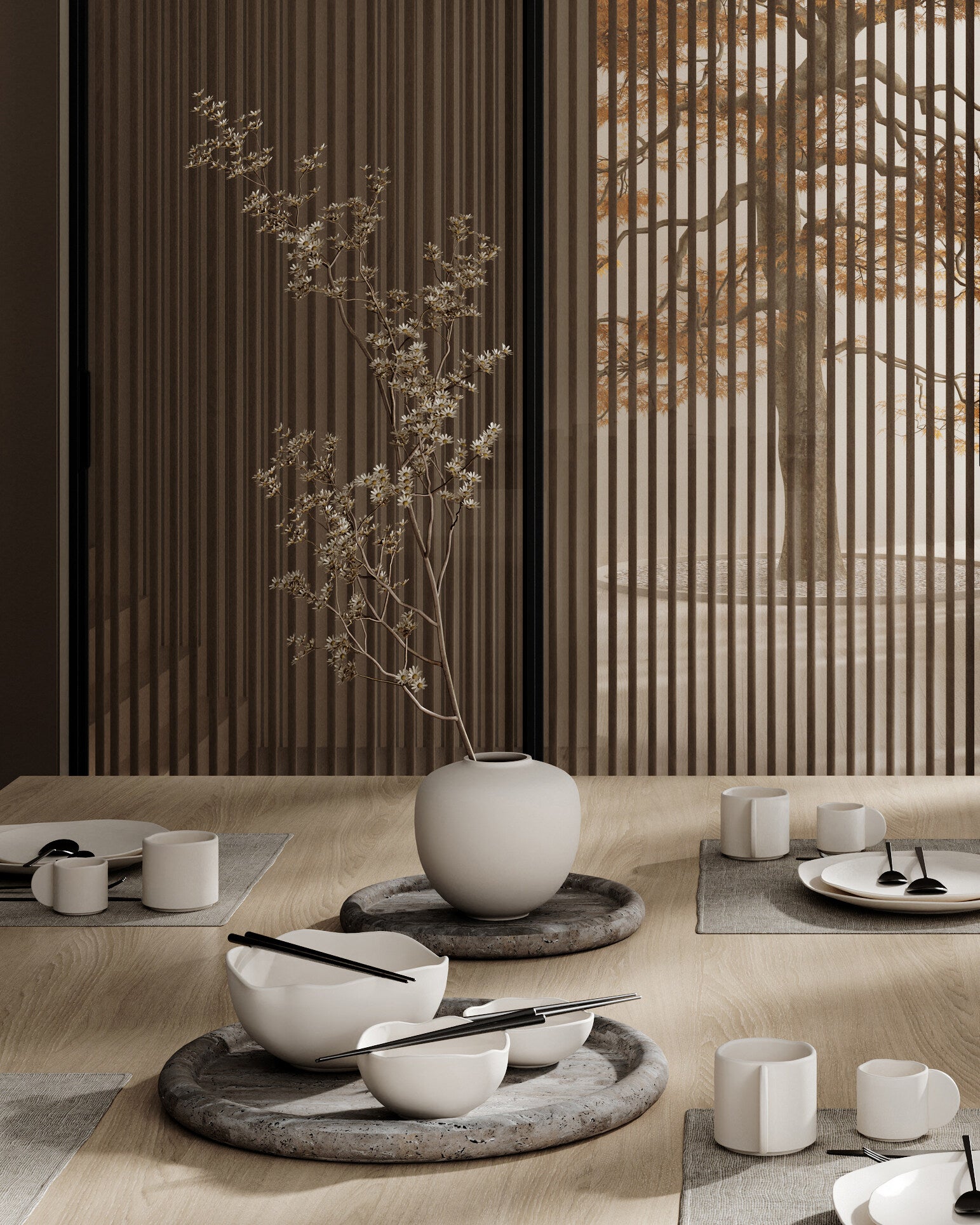 101 Copenhagen - Sunao Vase, Petit - Birch - Vase