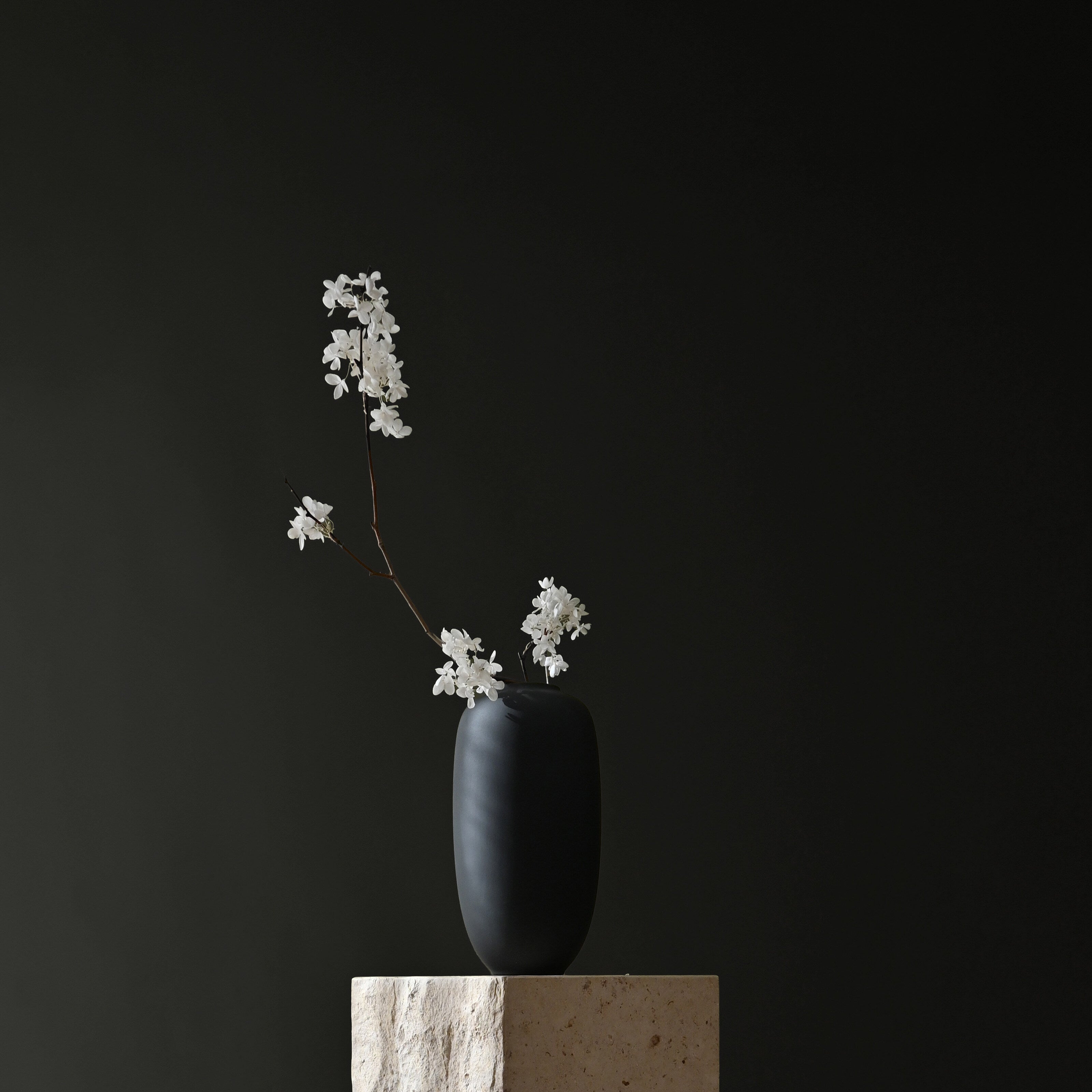 101 Copenhagen - Sunao Vase Slim, Mini - Black - Vase