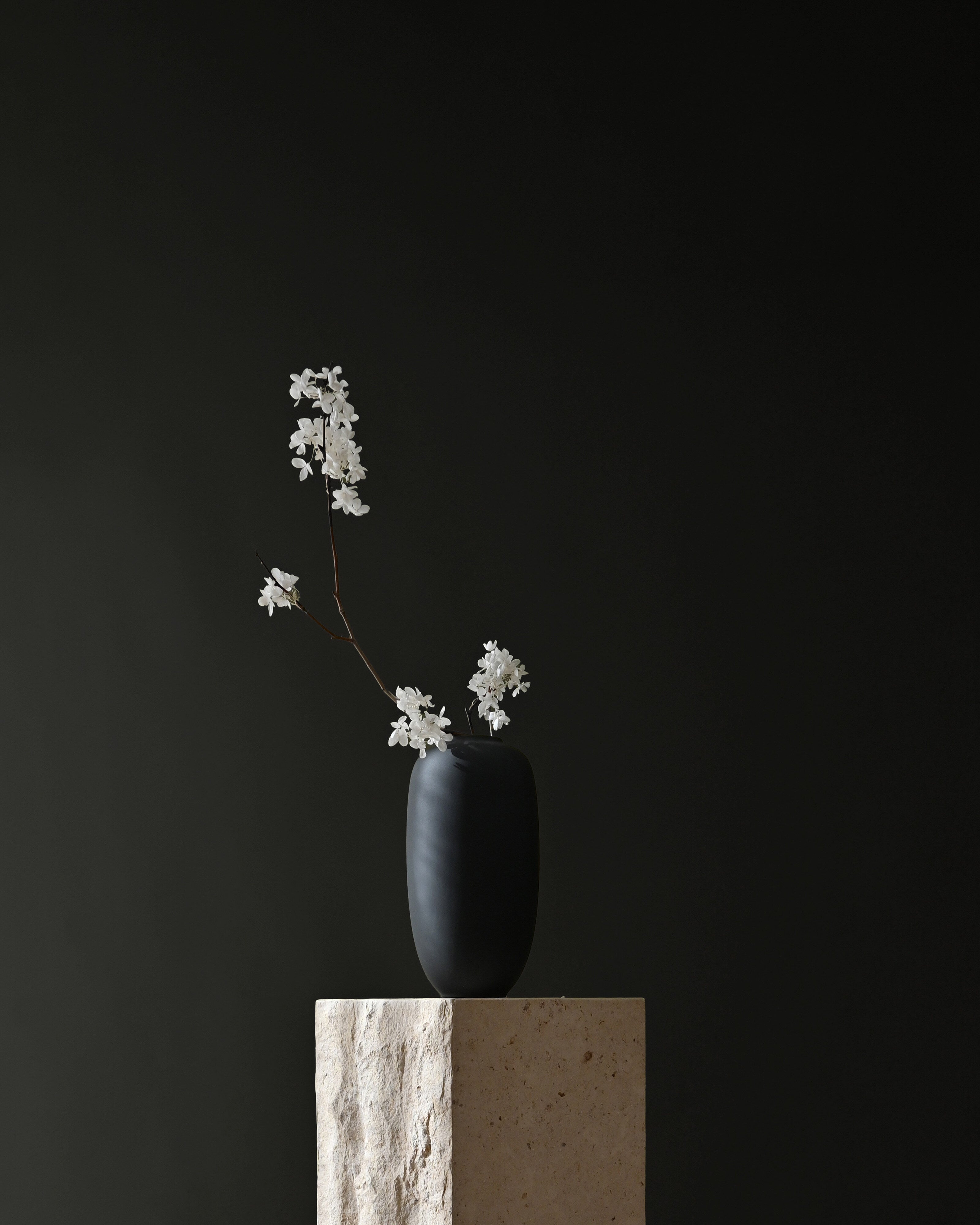 101 Copenhagen - Sunao Vase Slim, Mini - Black - Vase