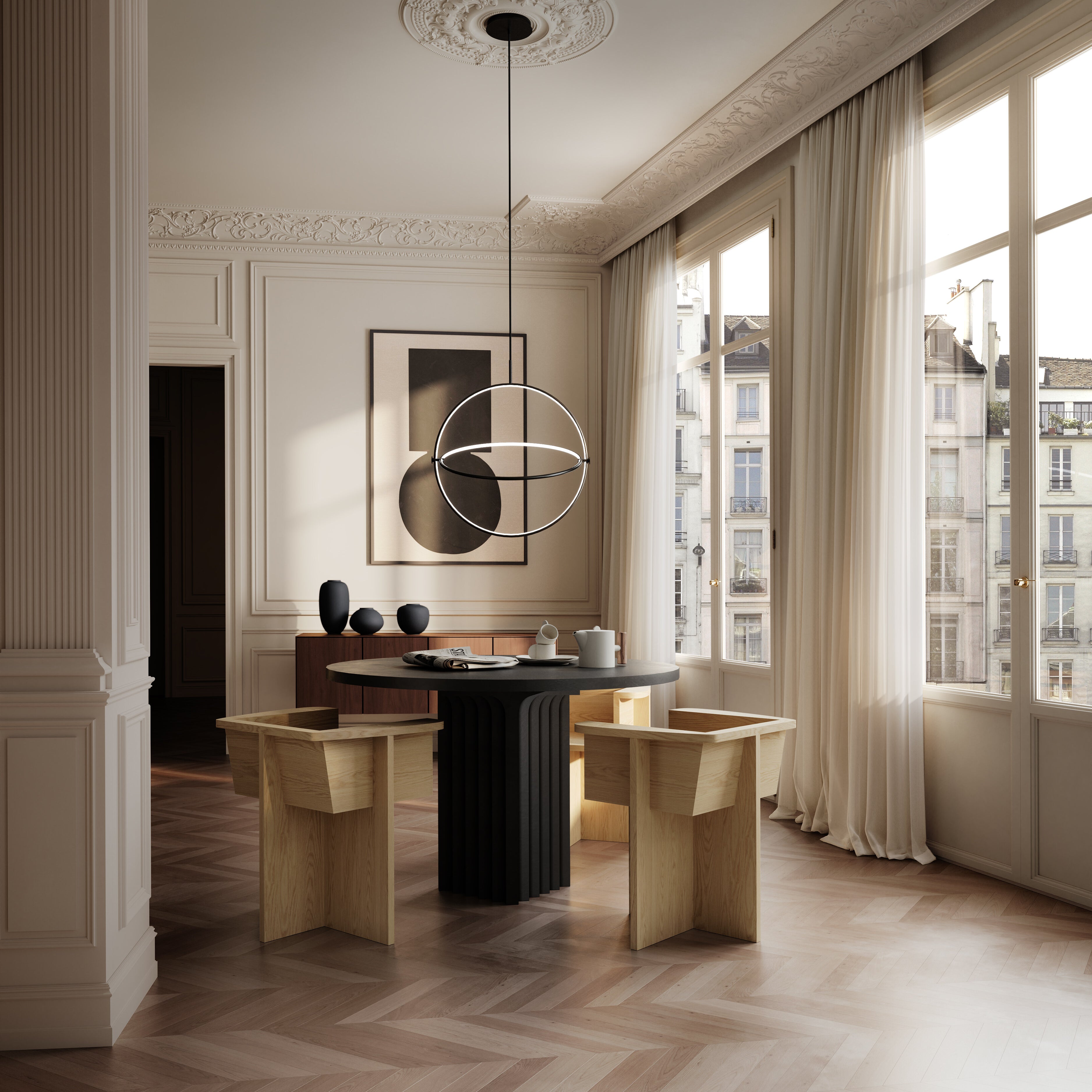 101 Copenhagen - Sunao Vase Slim, Petit - Black - Vase