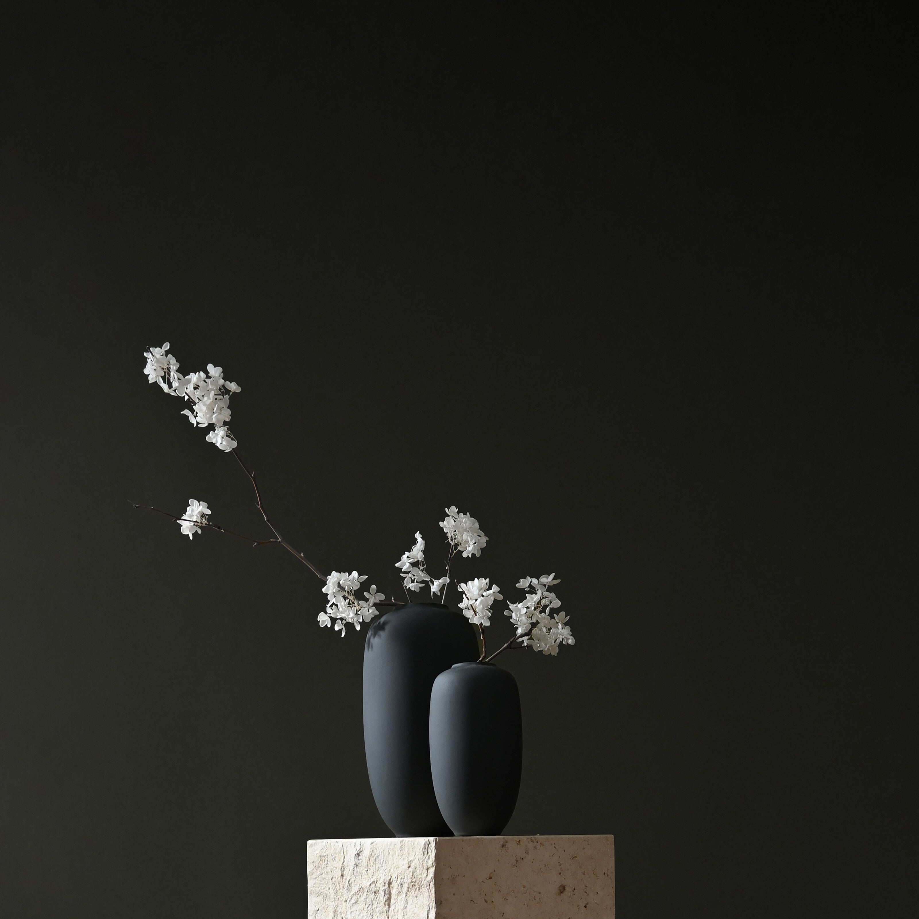 101 Copenhagen - Sunao Vase Slim, Petit - Black - Vase
