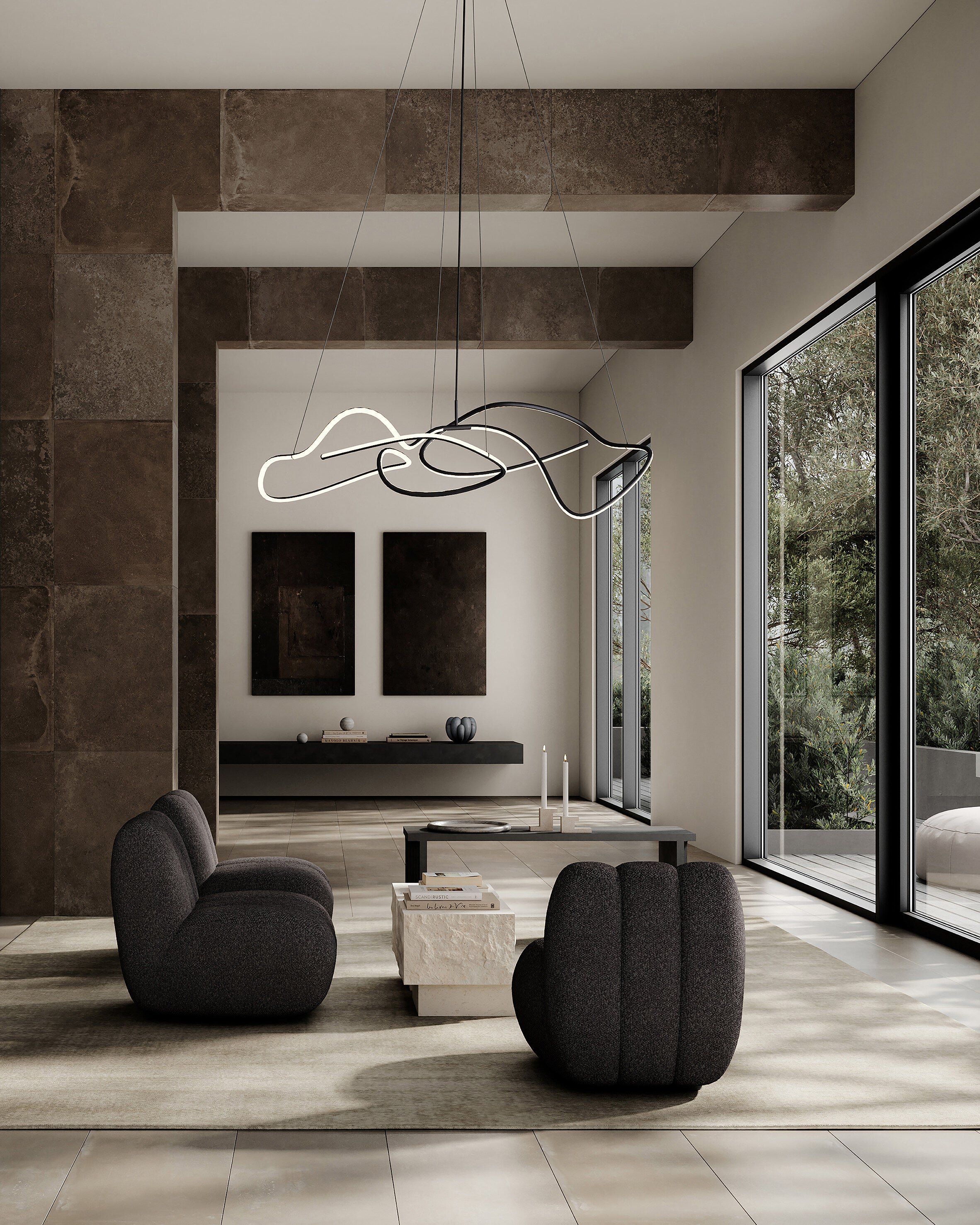 101 Copenhagen - Bloom Vase, Petit - Dark Grey - Vase