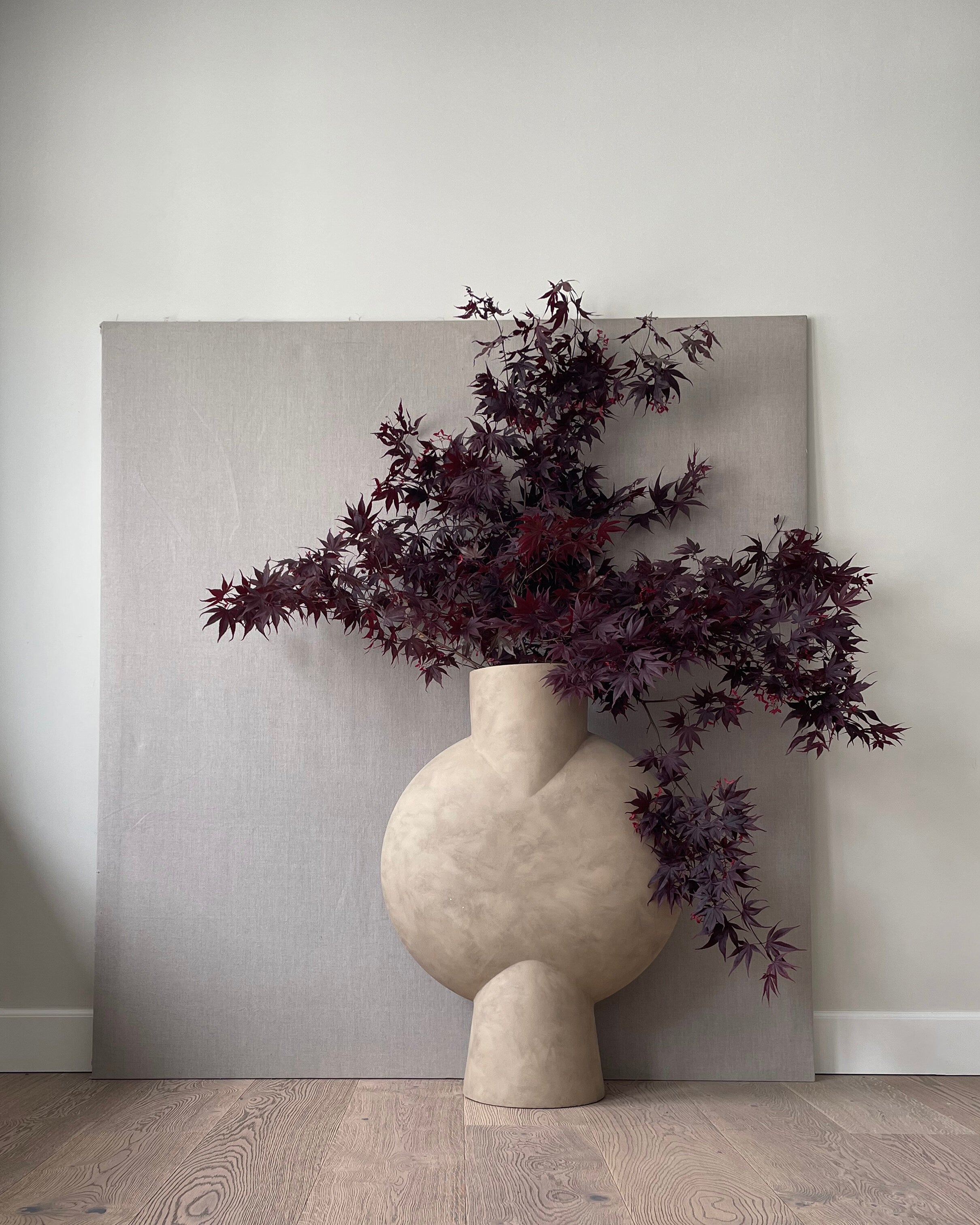 Sphere Vase Bubl, Giant - Sand | Ceramic | 101 Copenhagen