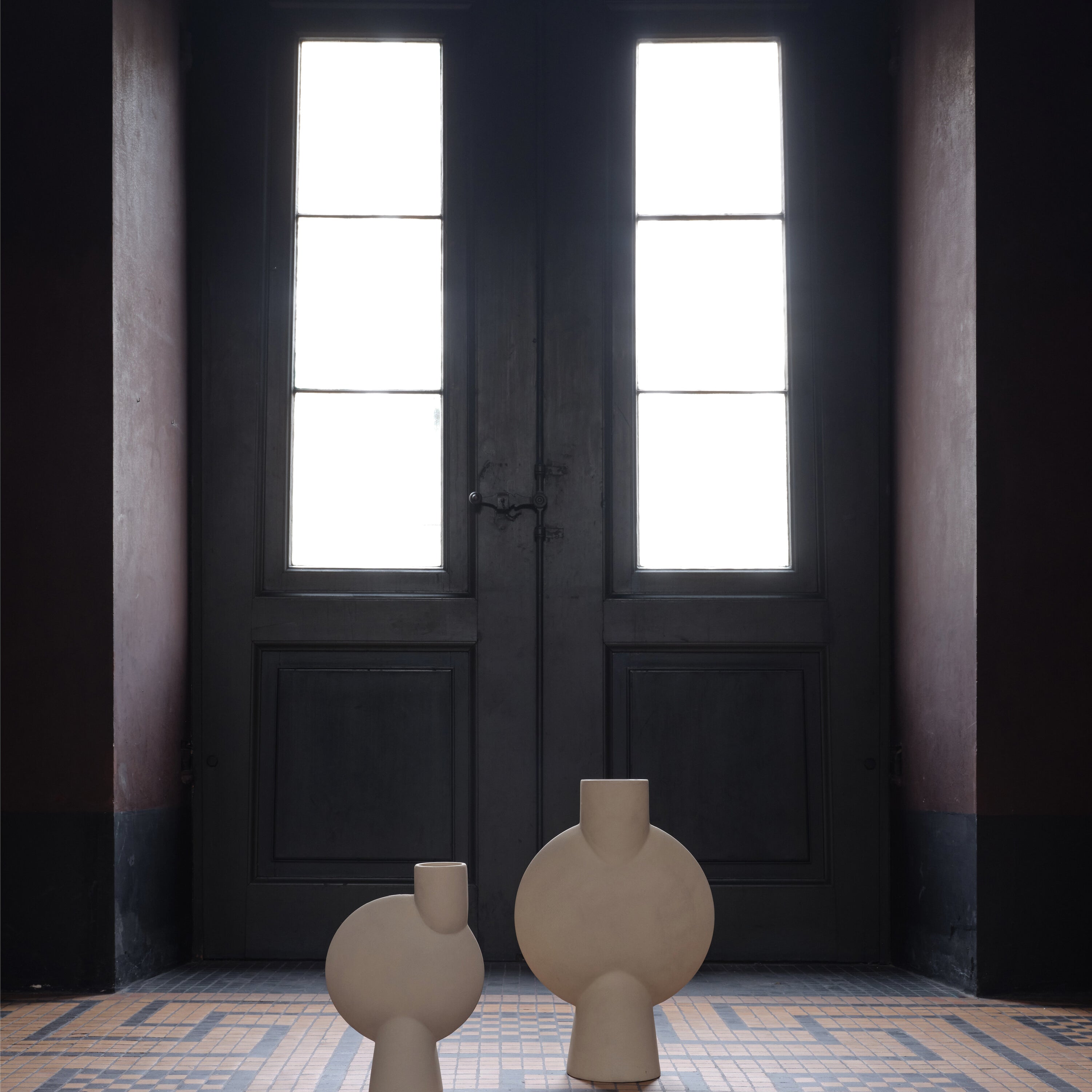 101 Copenhagen - Sphere Vase Bubl, Hexa - Sand - Vase