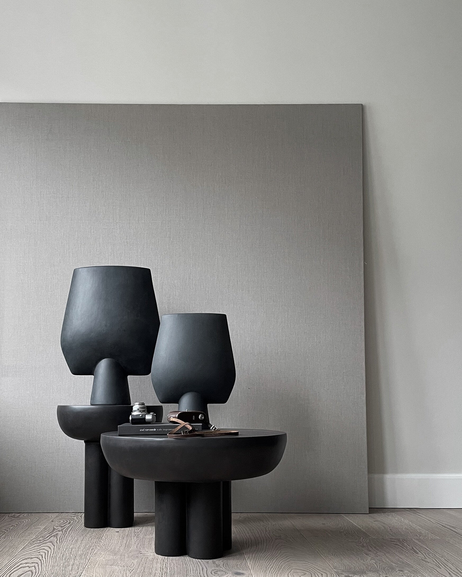 Sphere Vase Square, Hexa - Black | Ceramic | 101 Copenhagen
