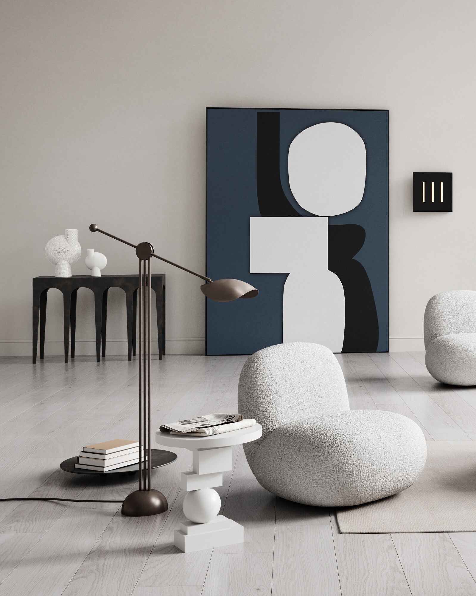 Sphere Vase Bubl Shisen, Big - Bone White | 101 Copenhagen