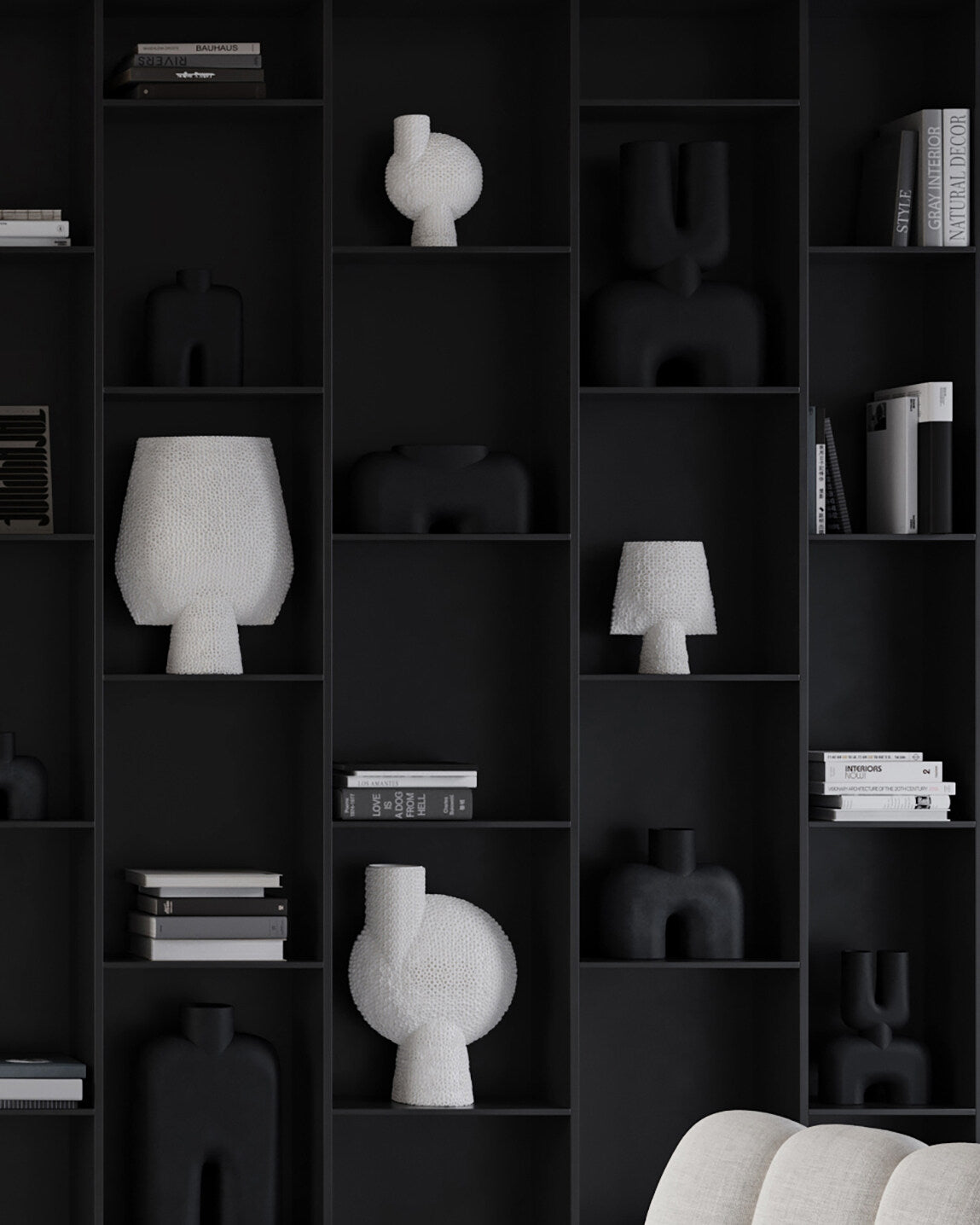 101 Copenhagen - Sphere Vase Bubl Shisen, Big - Bone White - Vase