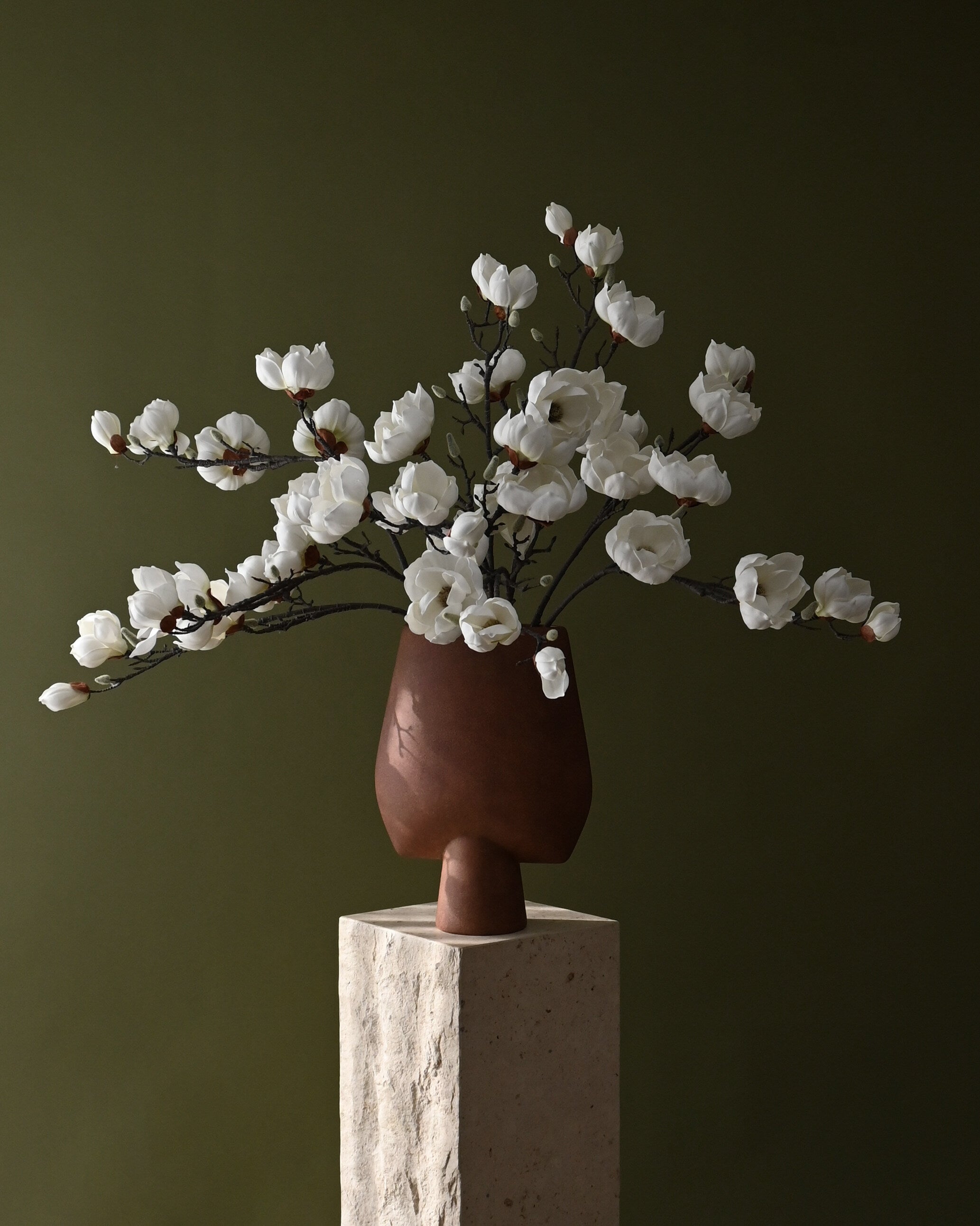 Sphere Vase Square, Big - Terracotta | 101 Copenhagen