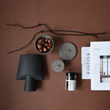 101 Copenhagen - Sphere Vase Square, Mini - Black - Vase