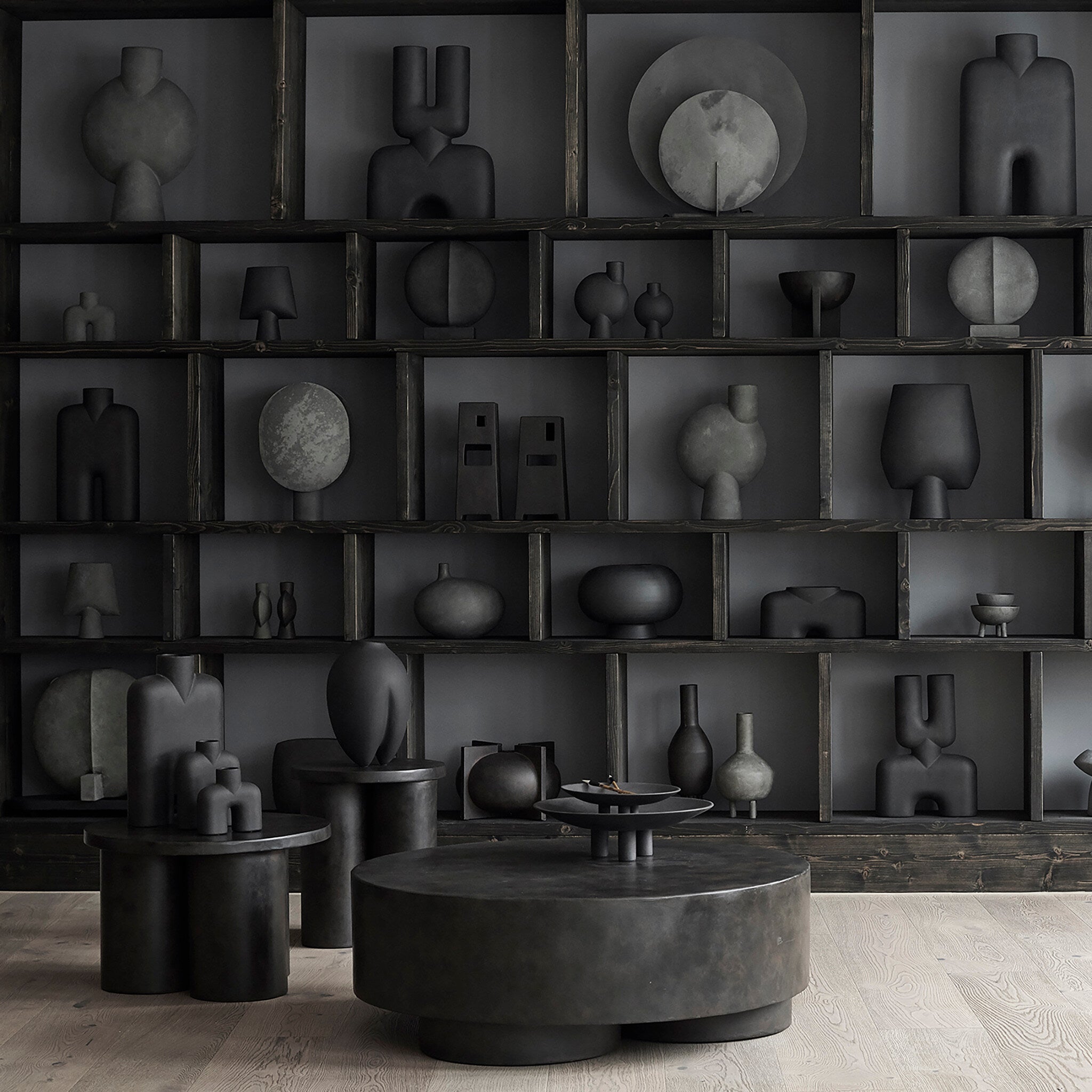 Sphere Vase Square, Mini - Dark Grey | 101 Copenhagen