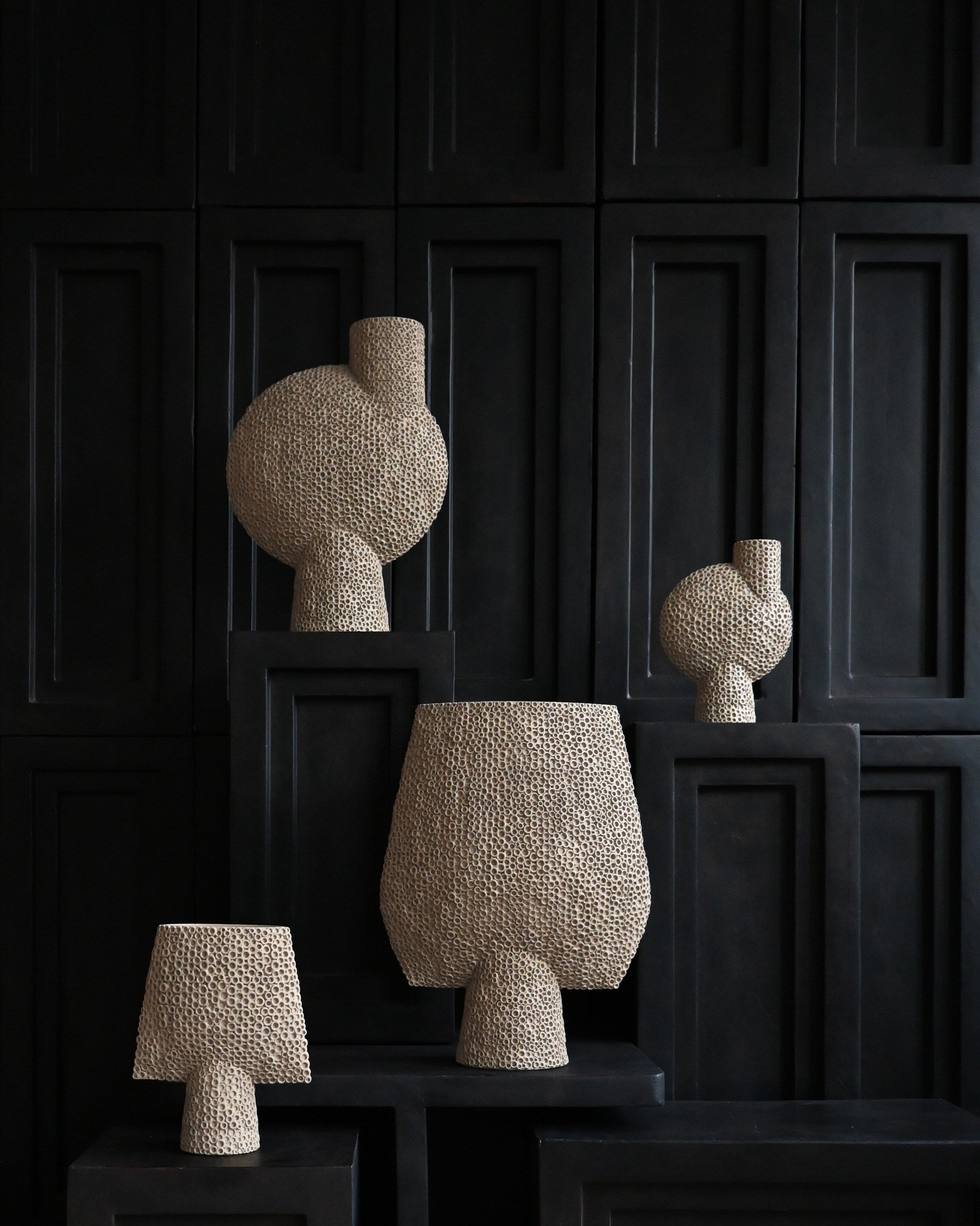 Sphere Vase Square Shisen, Mini - Sand | 101 Copenhagen