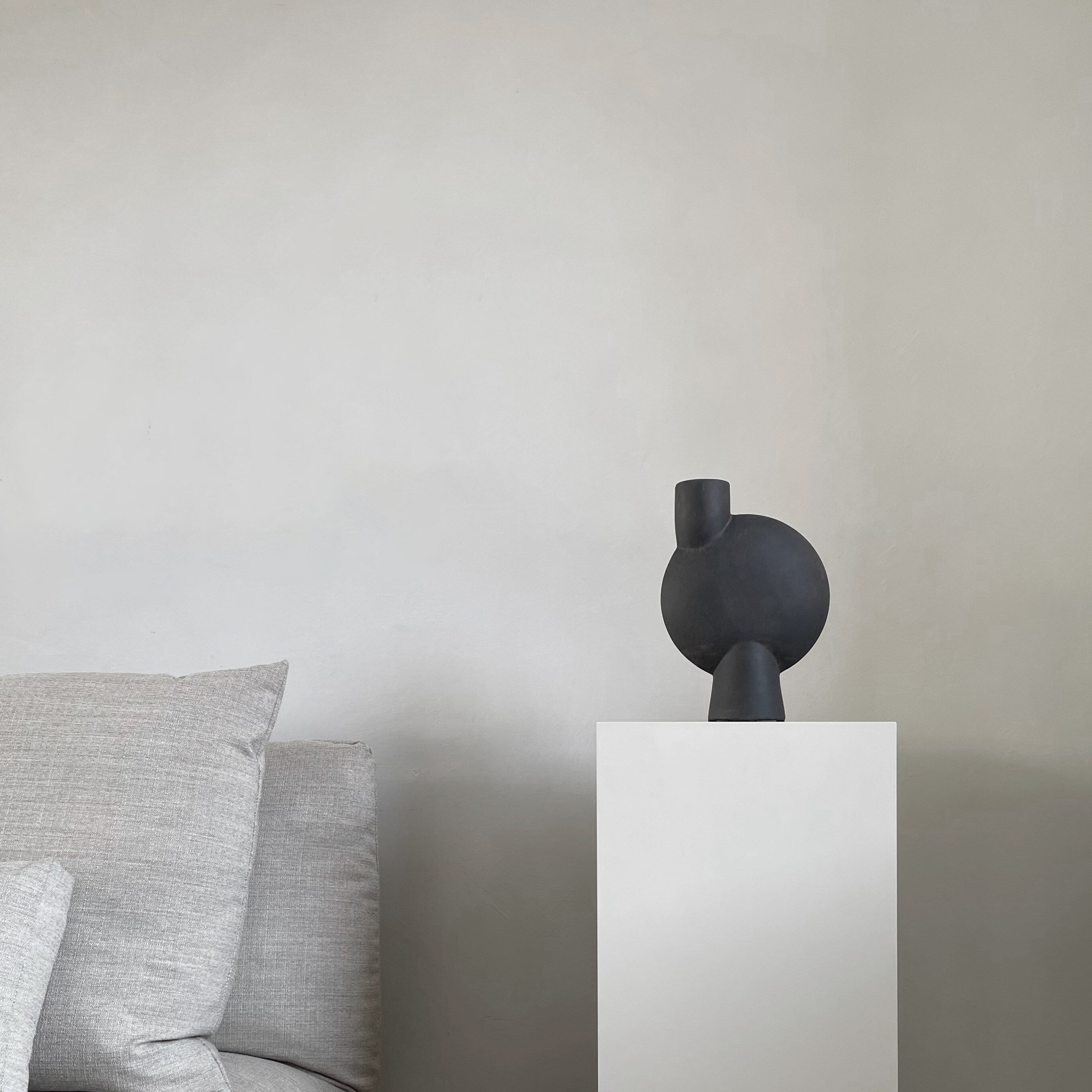 Sphere Vase Bubl, Medio - Coffee | Ceramic | 101 Copenhagen