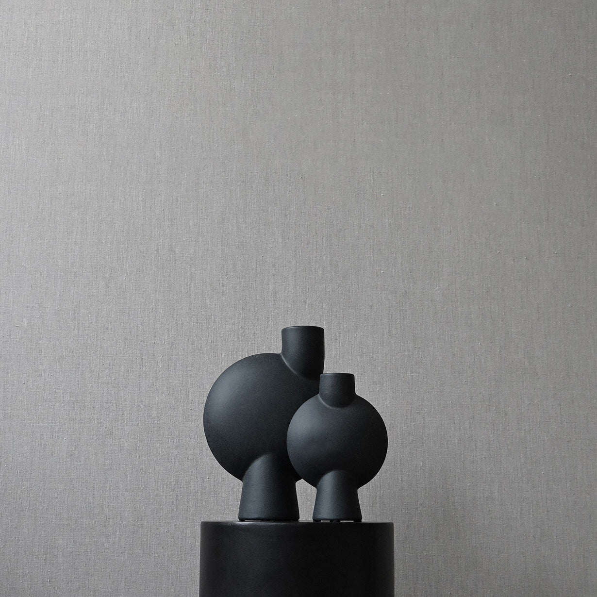 Sphere Vase Bubl, Mini - Black