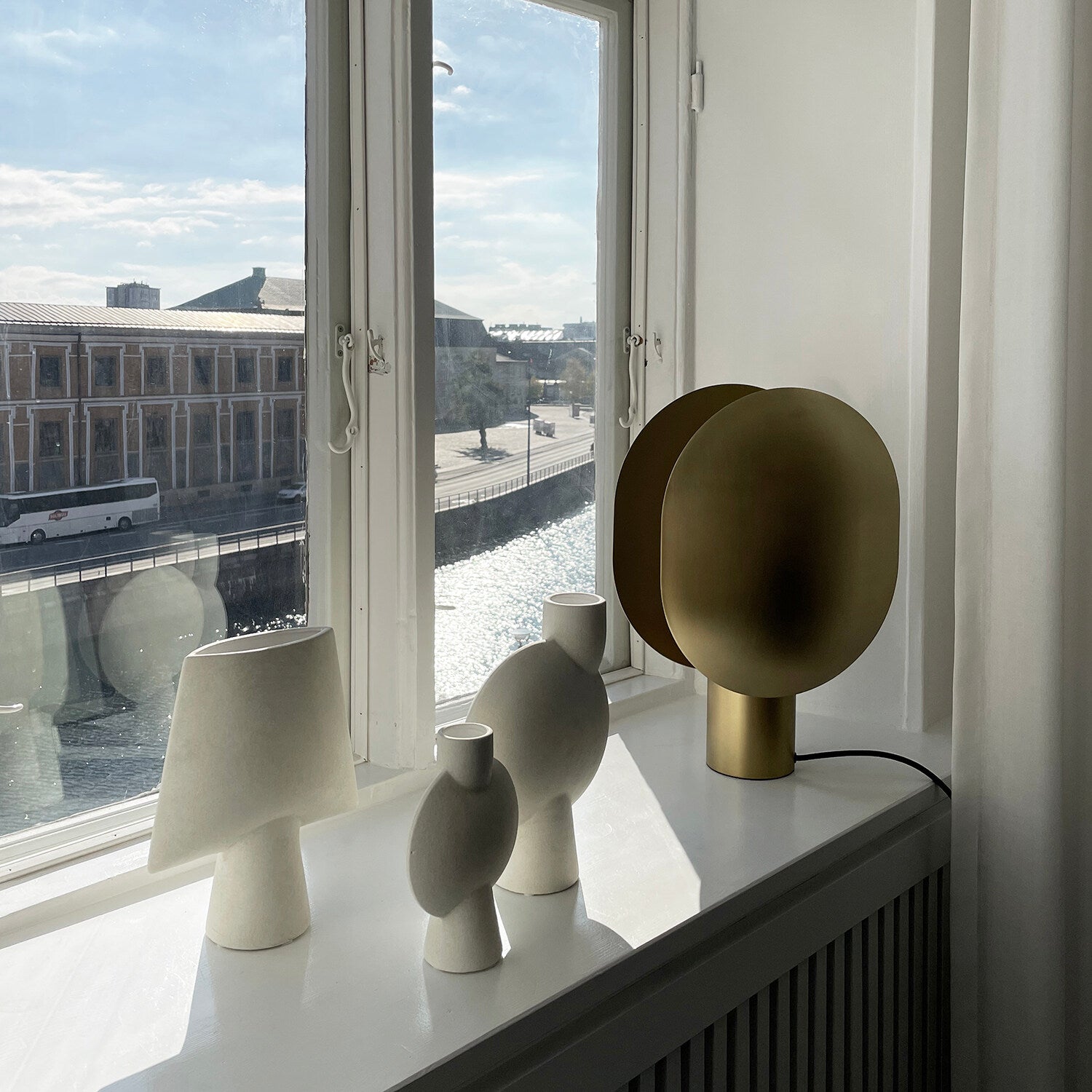 101  Sphere Bone White 2個セット Sphere Vase Bubl, Mini - Bone White | 101 Copenhagen