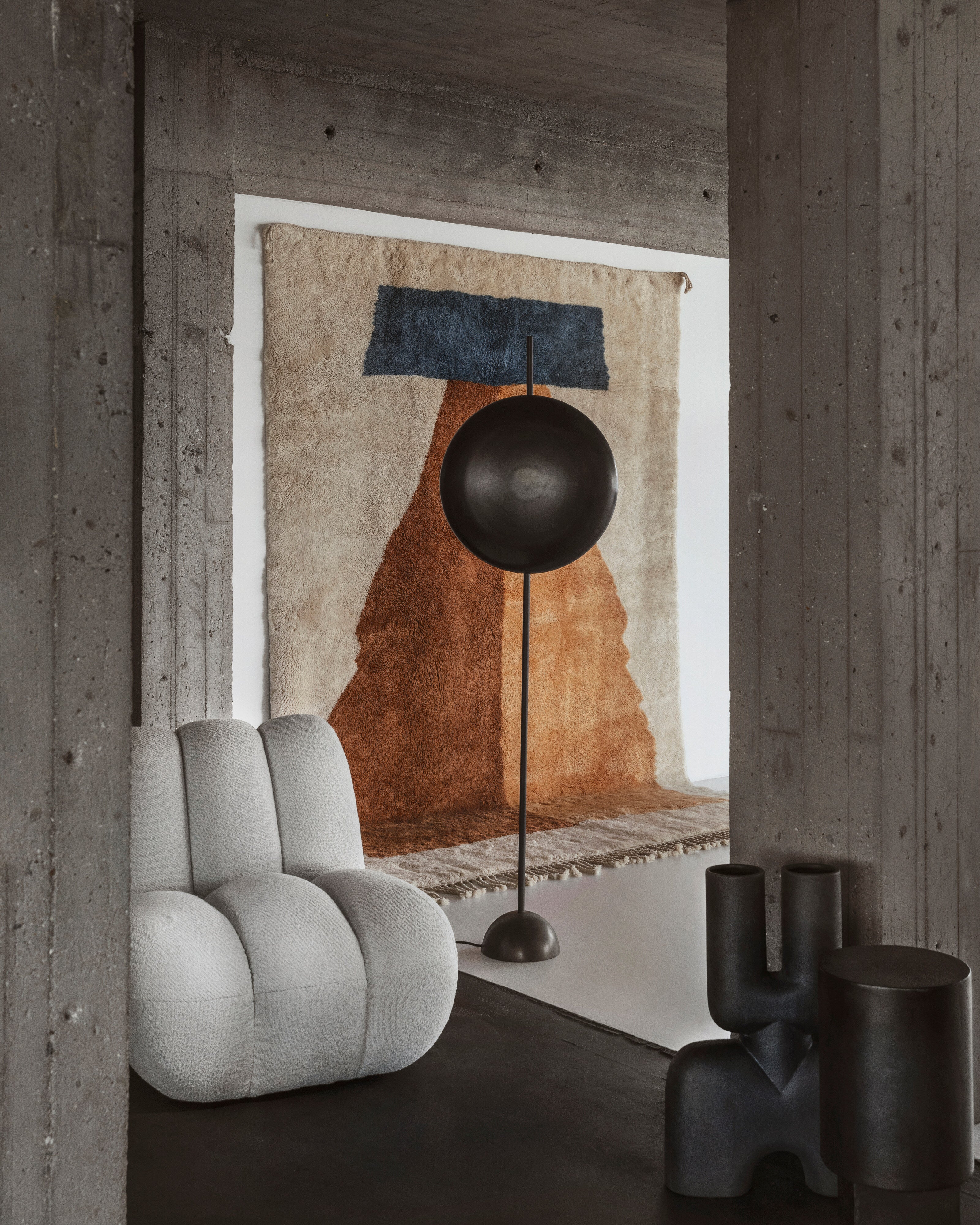 Cobra Vase Double, Hexa - Black | Ceramic | 101 Copenhagen