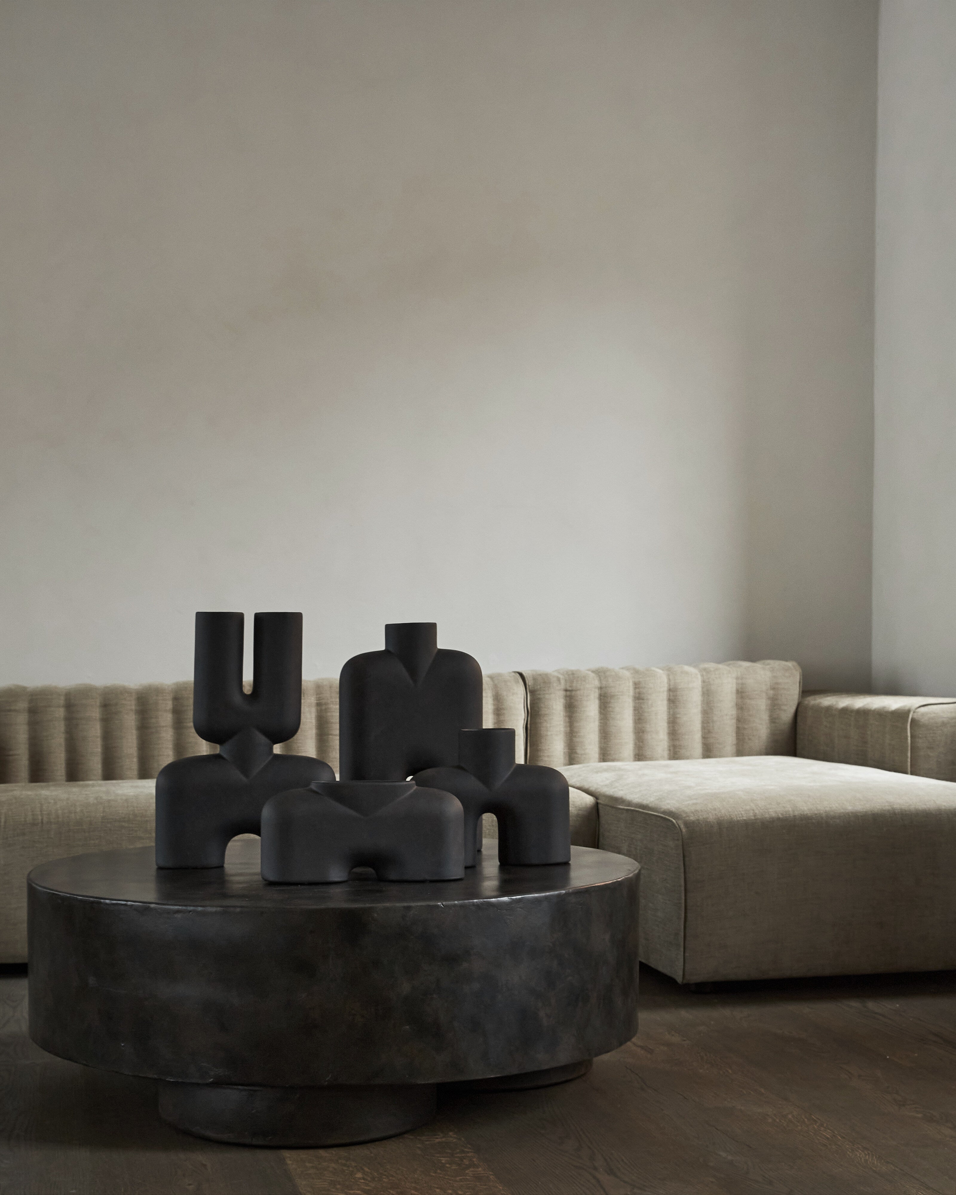 101 Copenhagen - Cobra Vase Double, Medio - Coffee - Vase