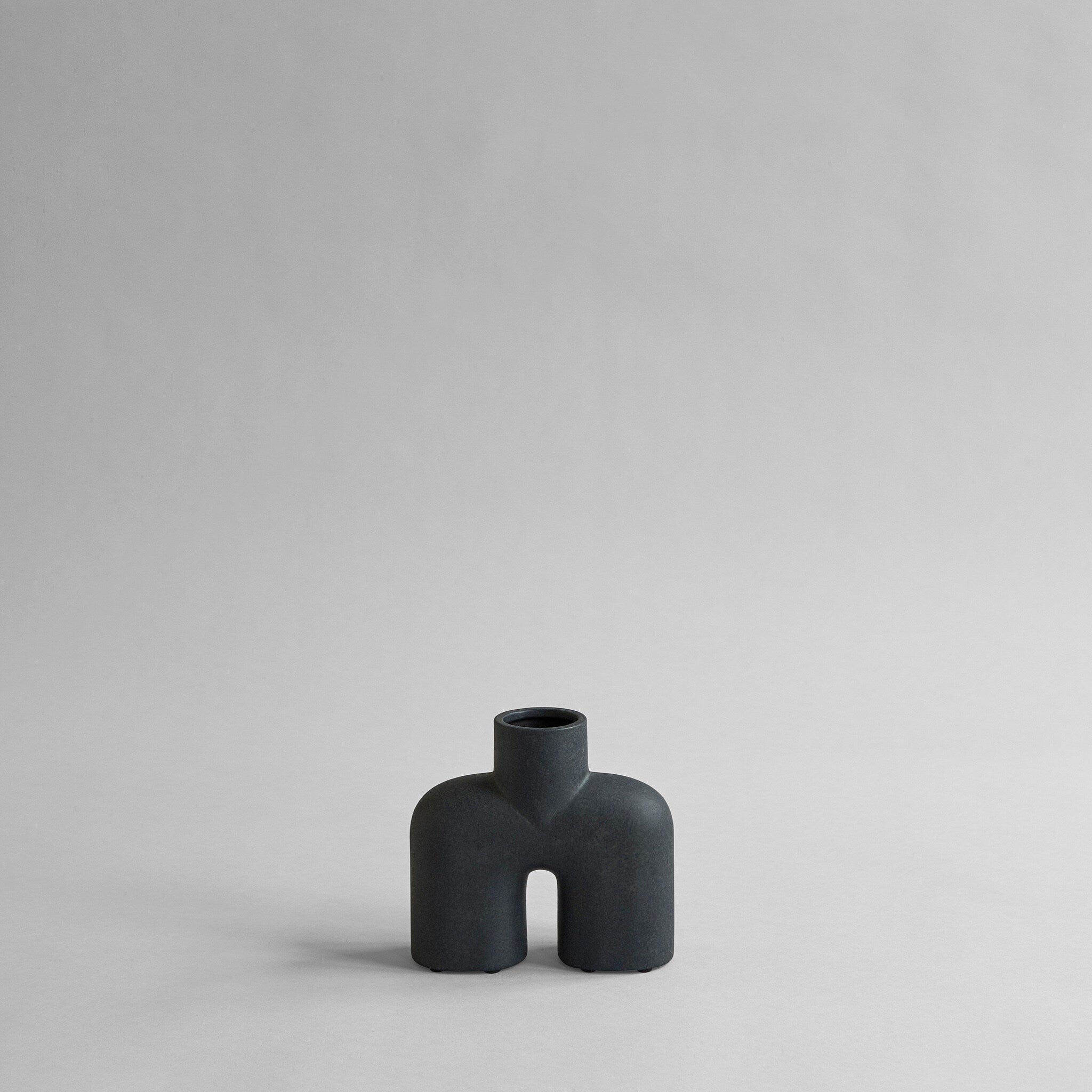 101 Copenhagen - Cobra Vase Uno, Mini - Black - Vase