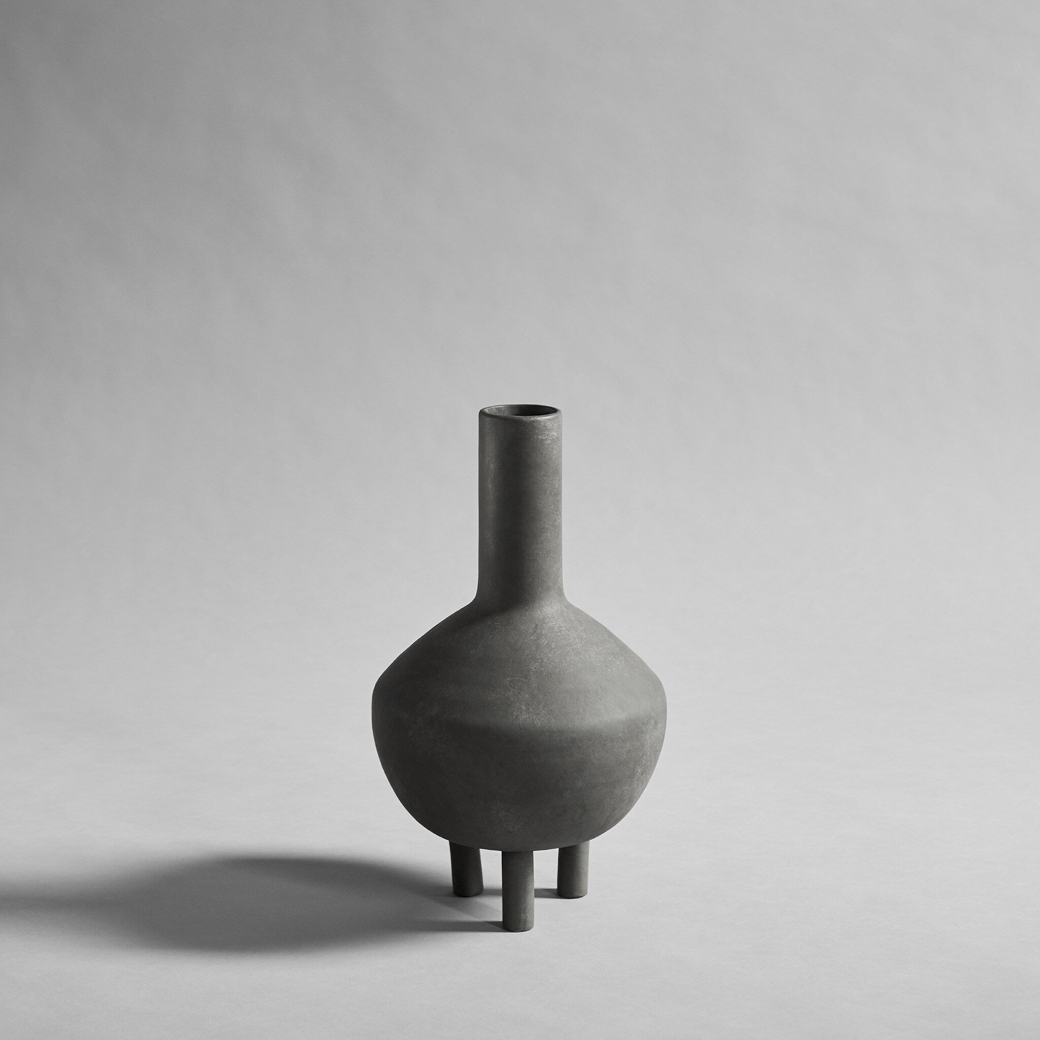 101 Copenhagen - Duck Vase, Fat - Dark Grey - Vase