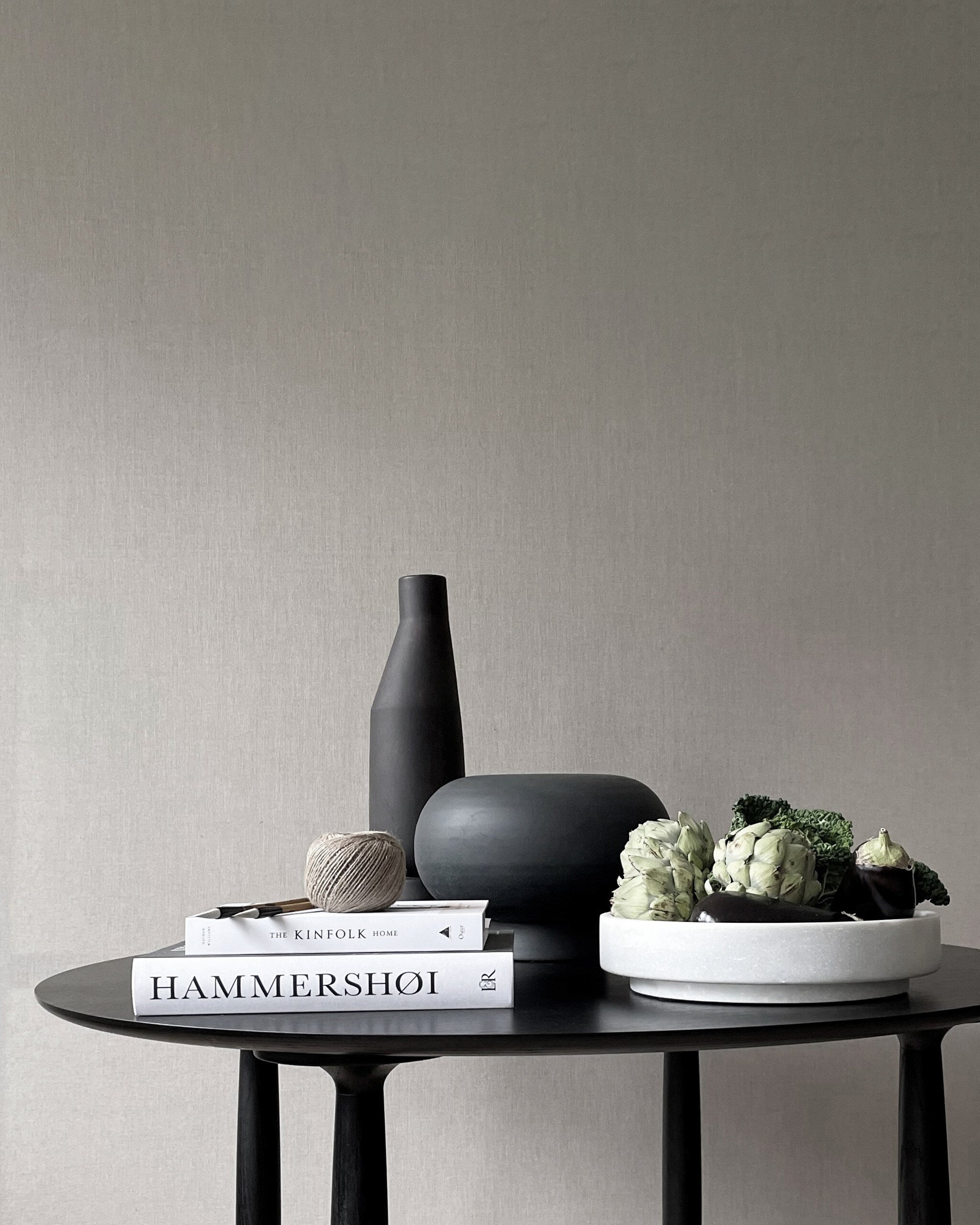 Kabin Vase, Fat - Black | Ceramic | 101 Copenhagen