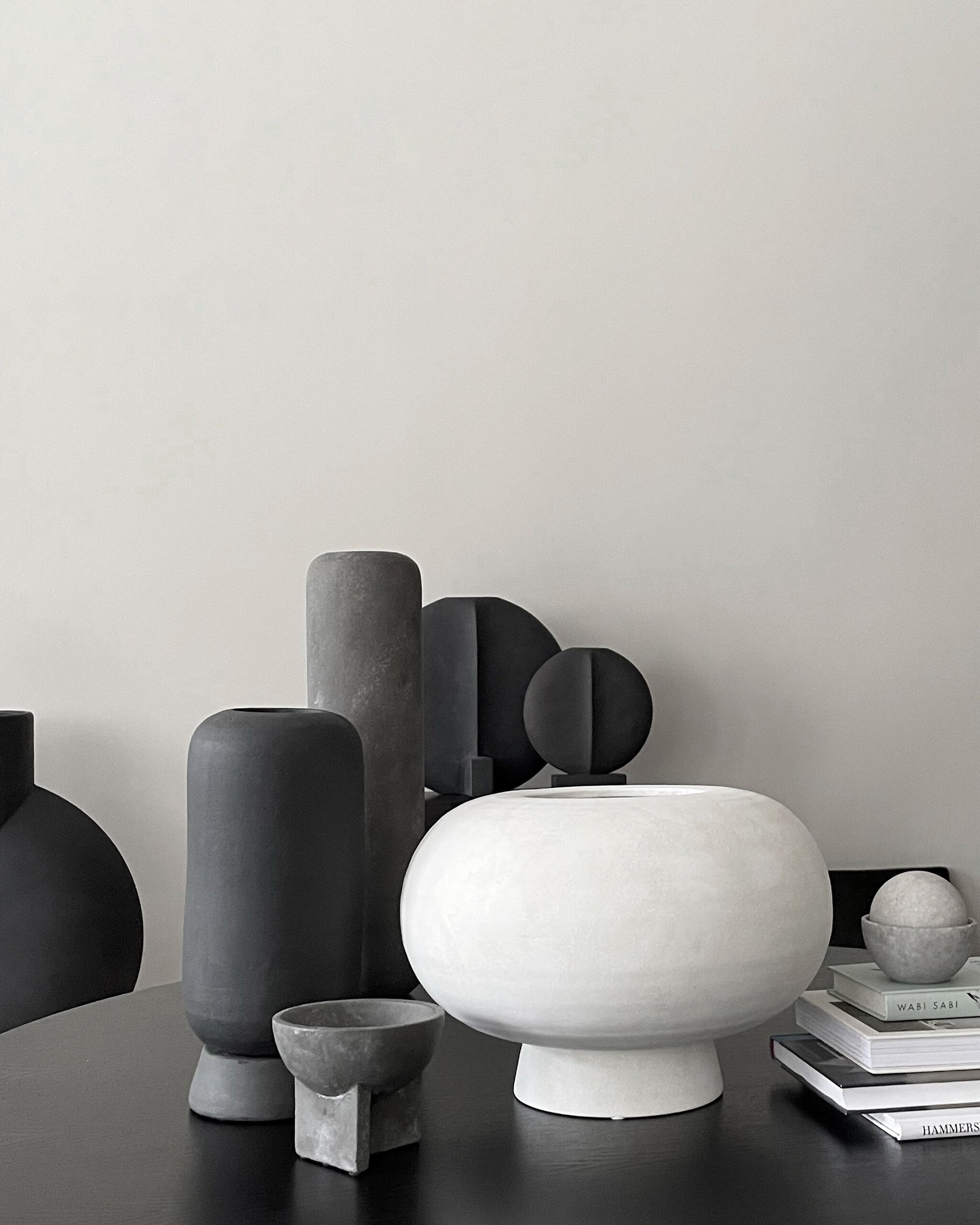 101 Copenhagen - Kabin Vase, Fat - Bone White - Vase