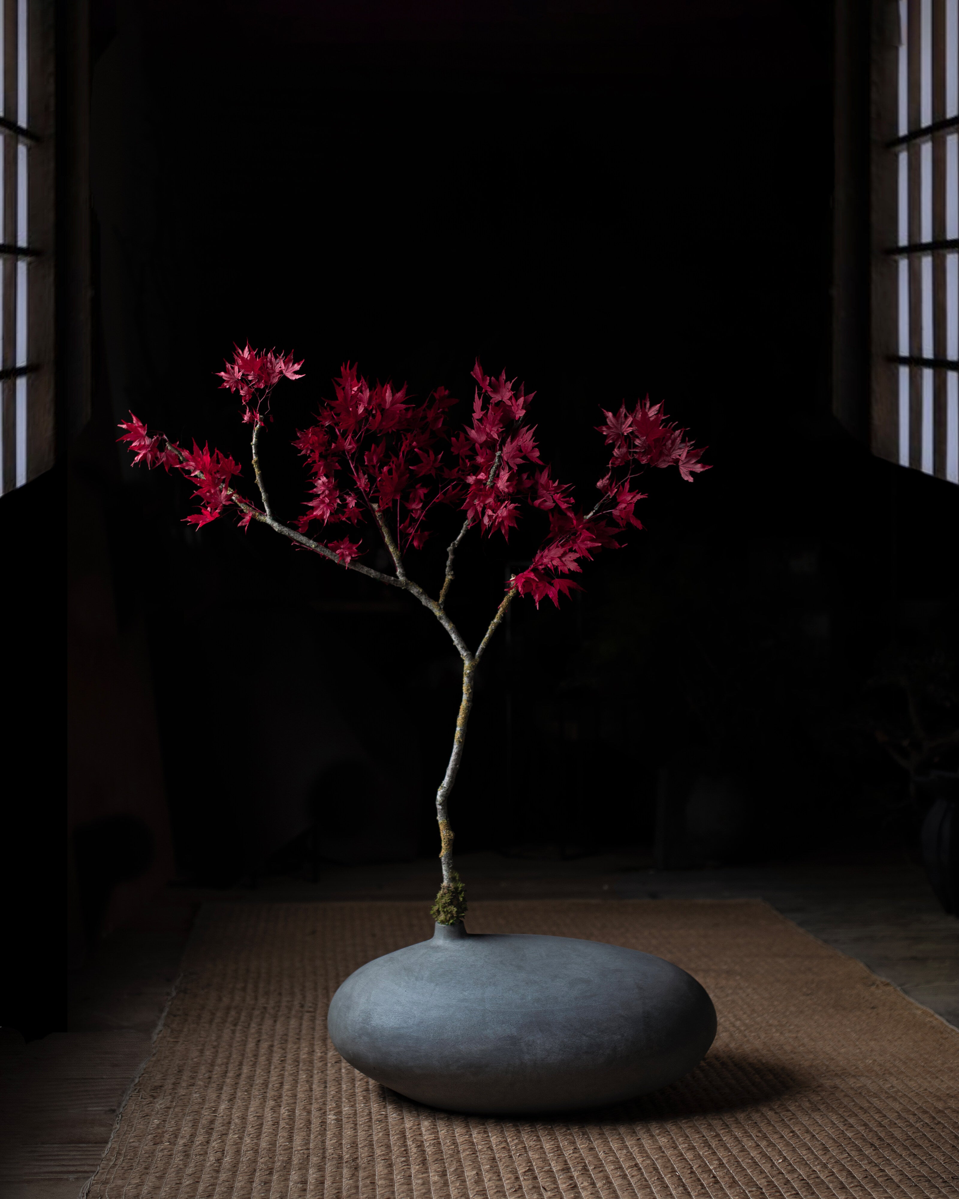 101 Copenhagen - Submarine Vase, Fat - Dark grey - Vase