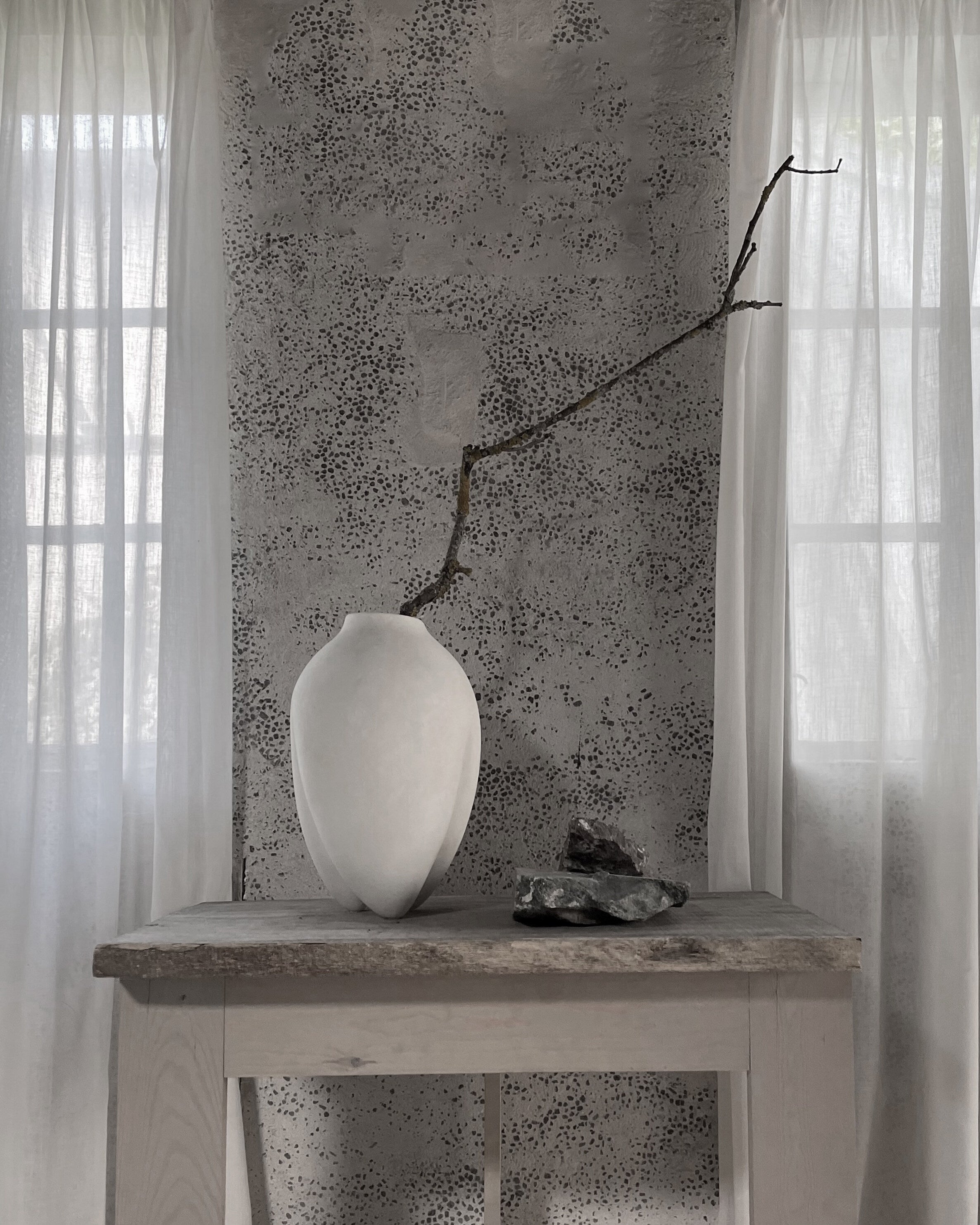 101 Copenhagen - Sumo Vase, Slim - Bone White - Vase