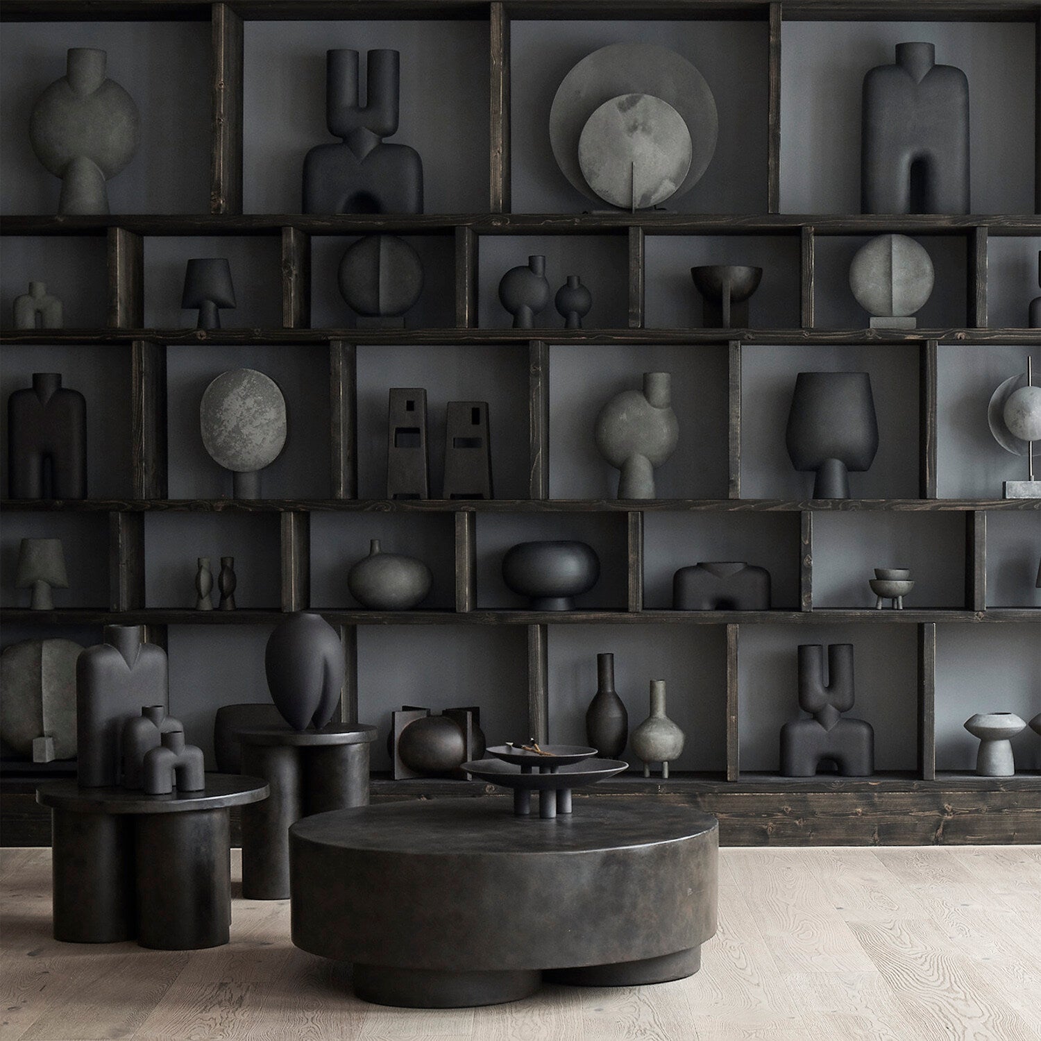 Sumo Vase, Slim - Coffee | Ceramic | 101 Copenhagen