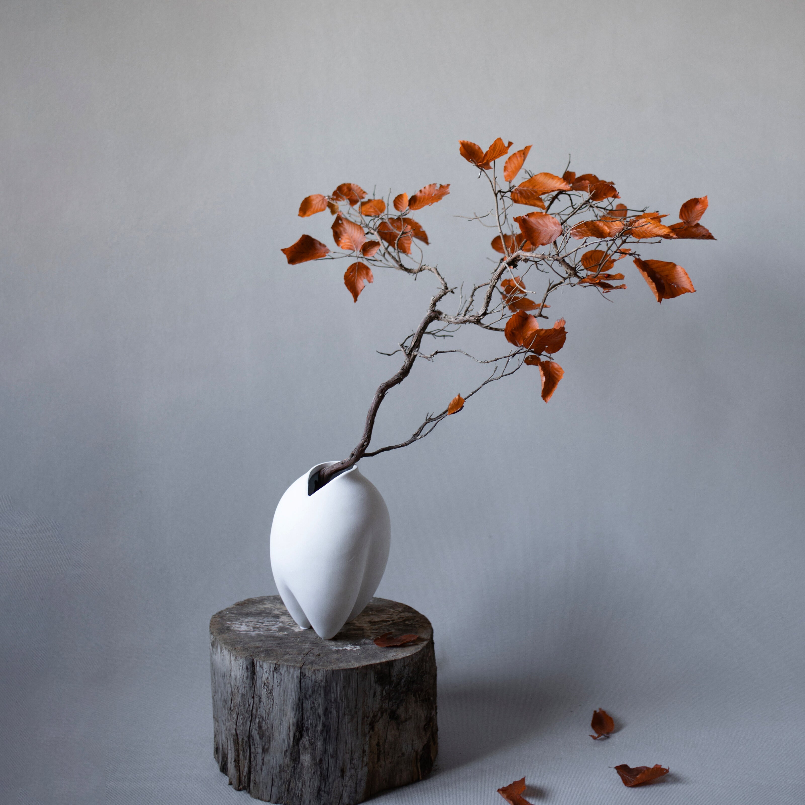 101 Copenhagen - Sumo Vase, Slim Petit - Bone White - Vase