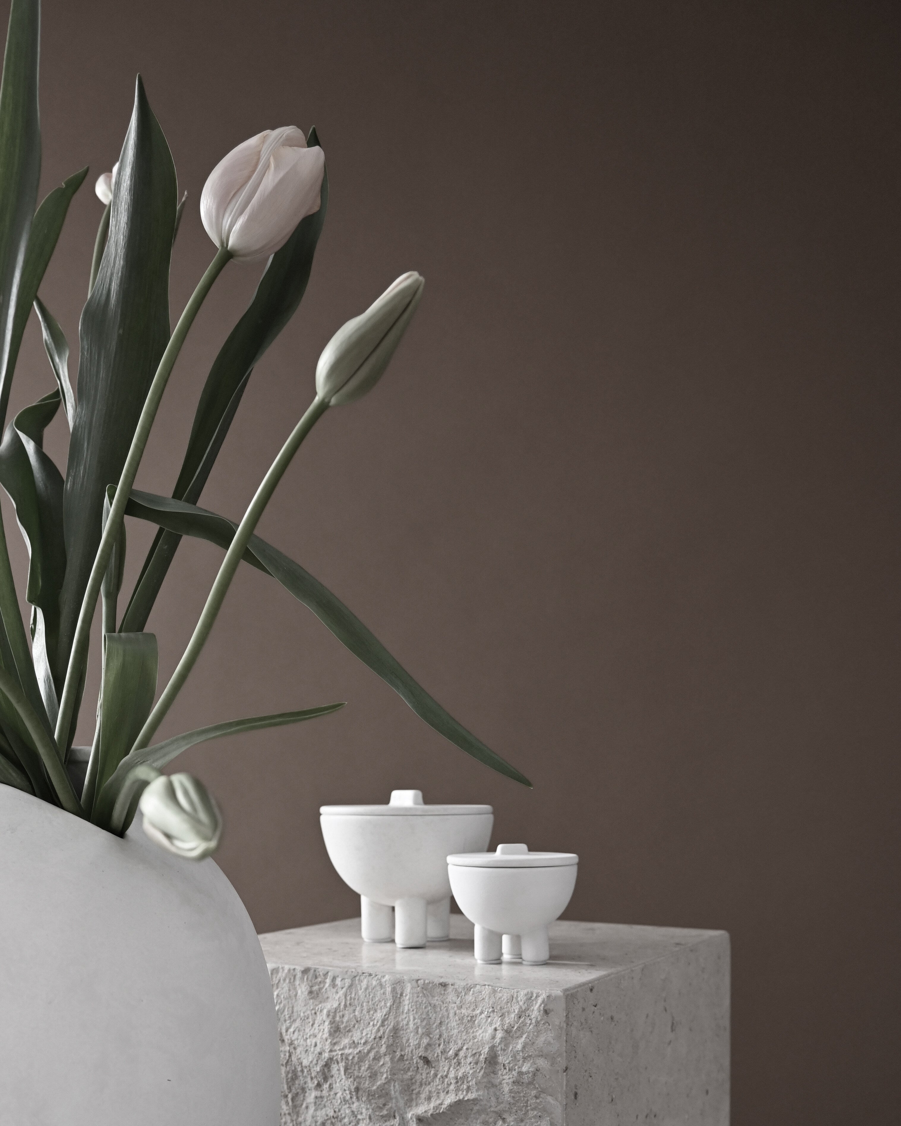 Duck Jar, Medio - Bone White | Ceramic | 101 Copenhagen
