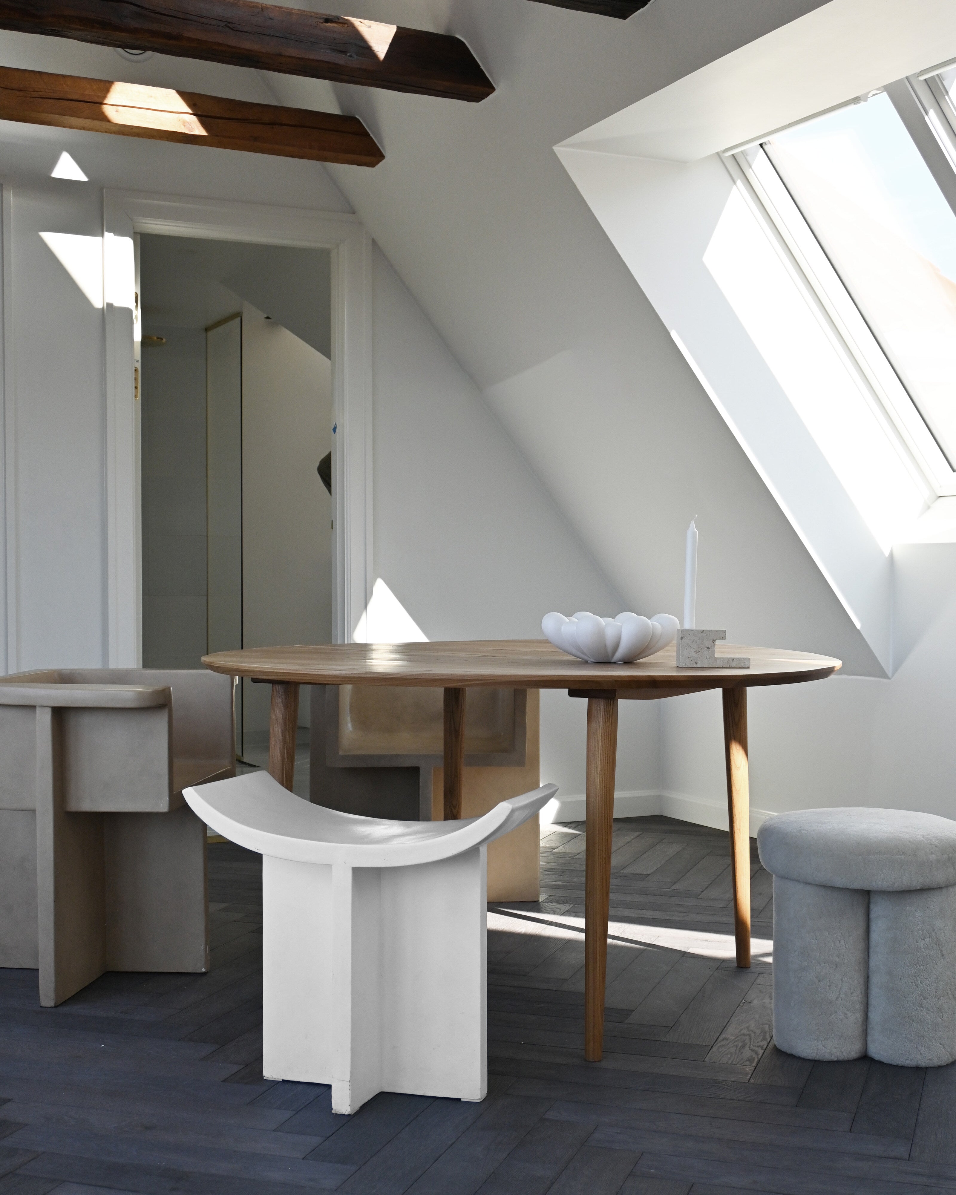 Bloom Tray, Medio - Bone White | 101 Copenhagen