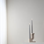 101 Copenhagen - Brick Candle Holder, Tall - Limestone - Candle Holder