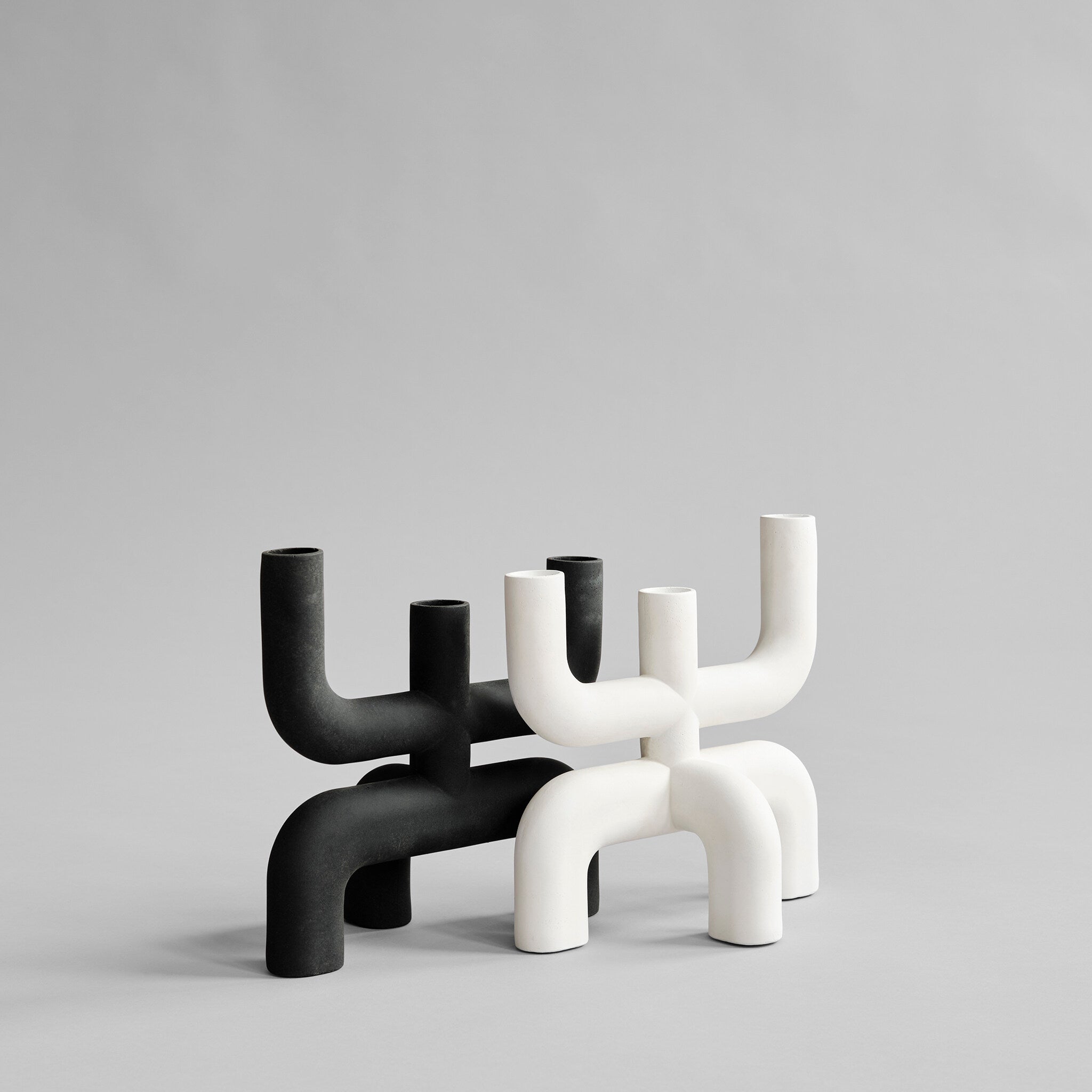 Cobra Candle Holder - Black | Ceramic | 101 Copenhagen