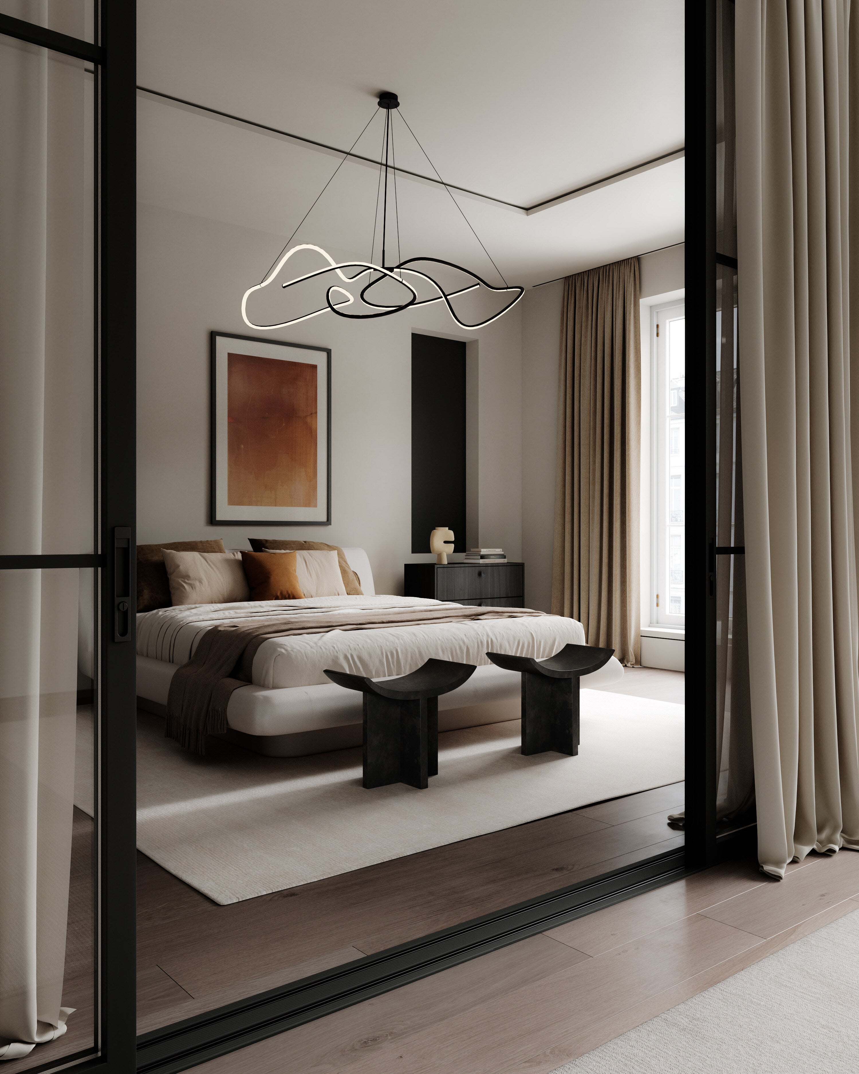 101 Copenhagen - HiHat Knobs, Medio - Burned Black - Knob