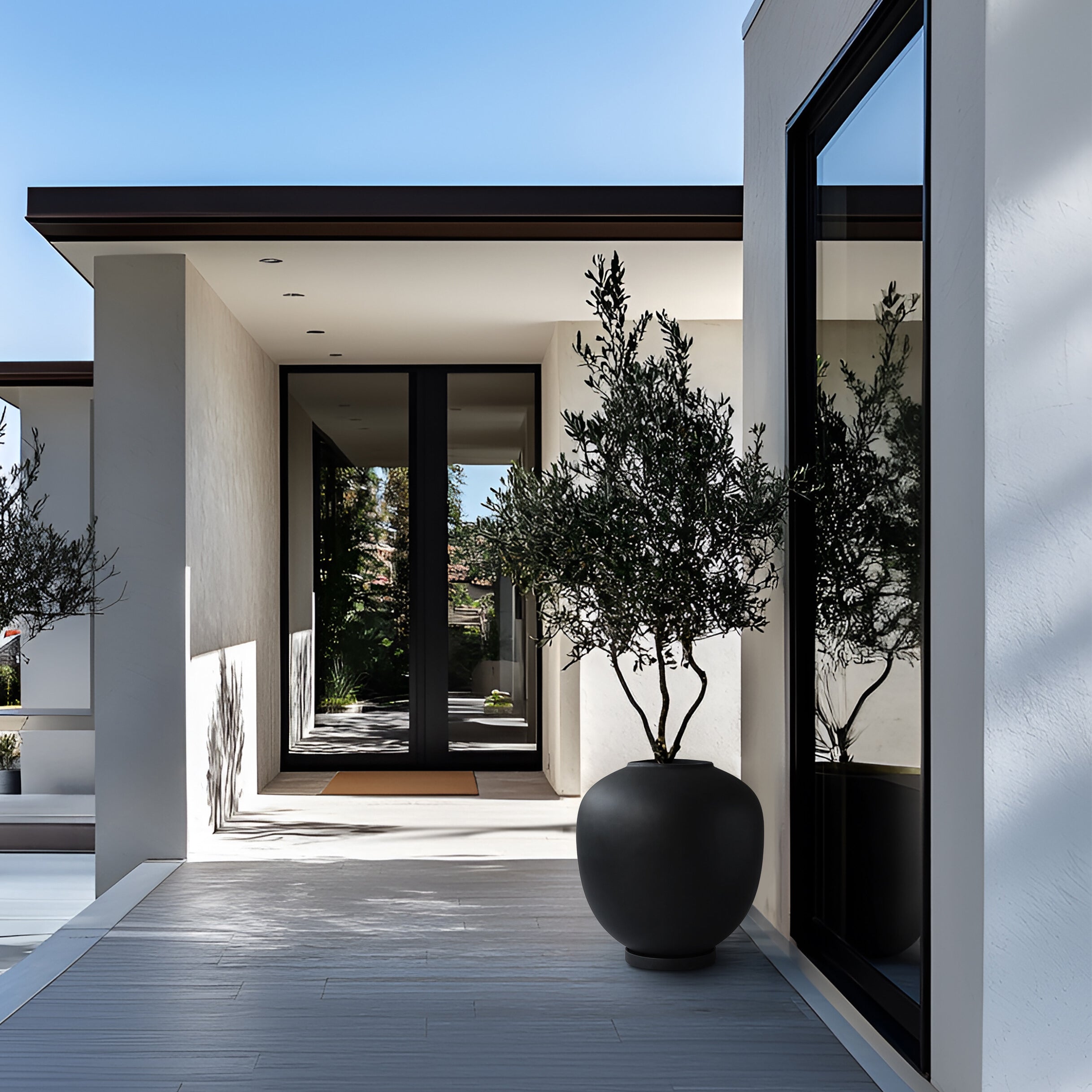 101 Copenhagen - Sunao Vase, Hexa - Black - Vase