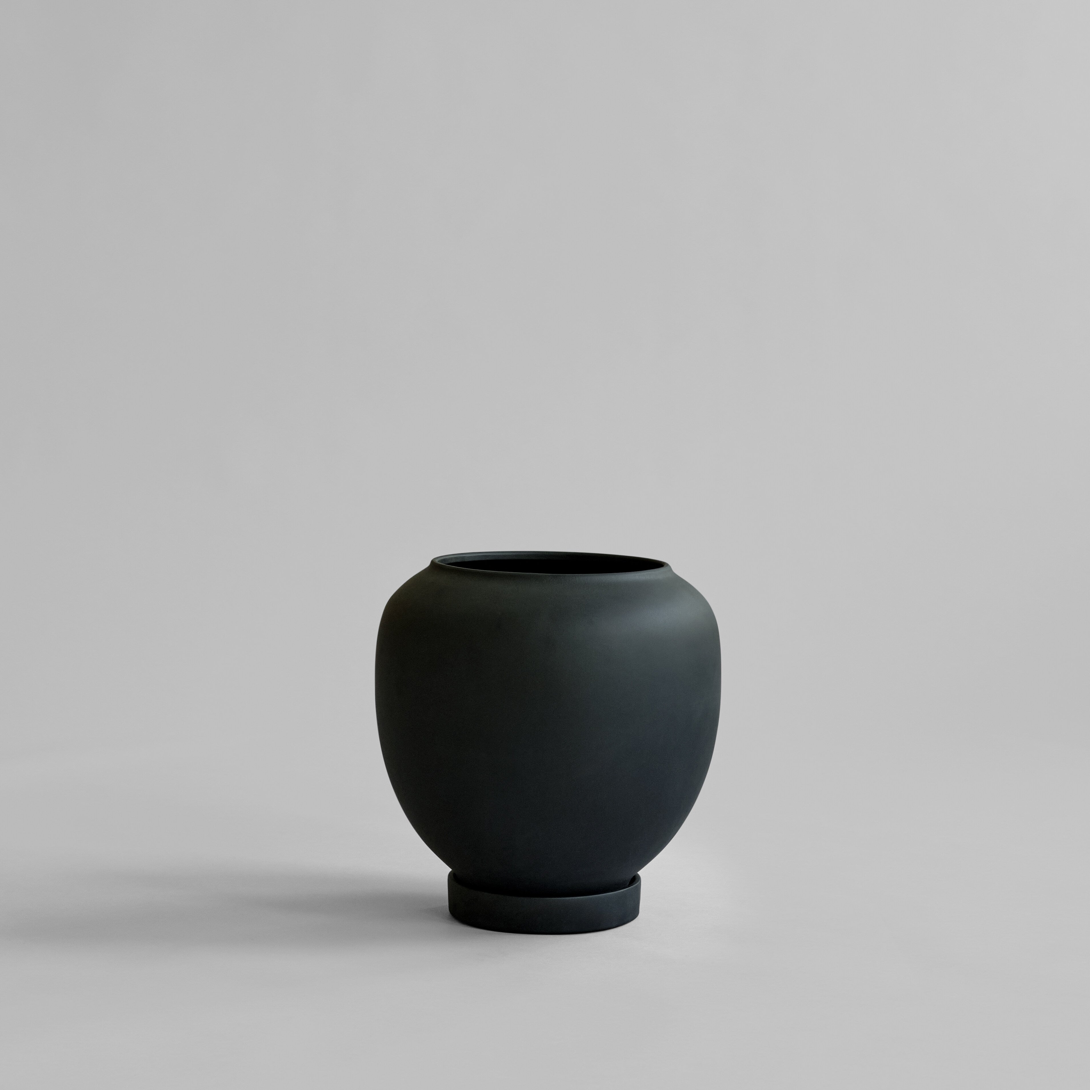 101 Copenhagen - Sunao Plant Pot, Medio - Black - Plant Pot