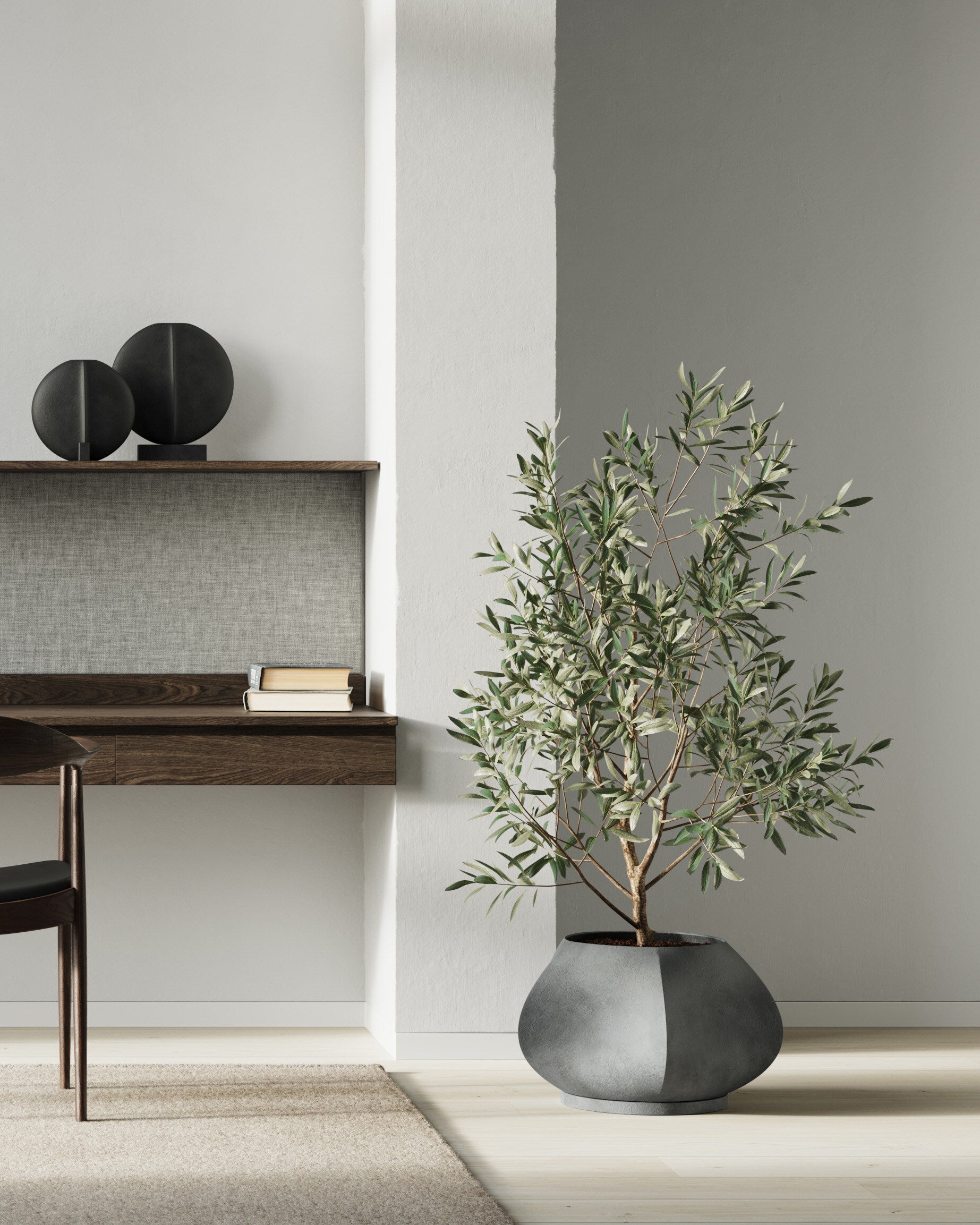 101 Copenhagen - Arket Plant Pot, Medio - Dark Grey - Plant Pot