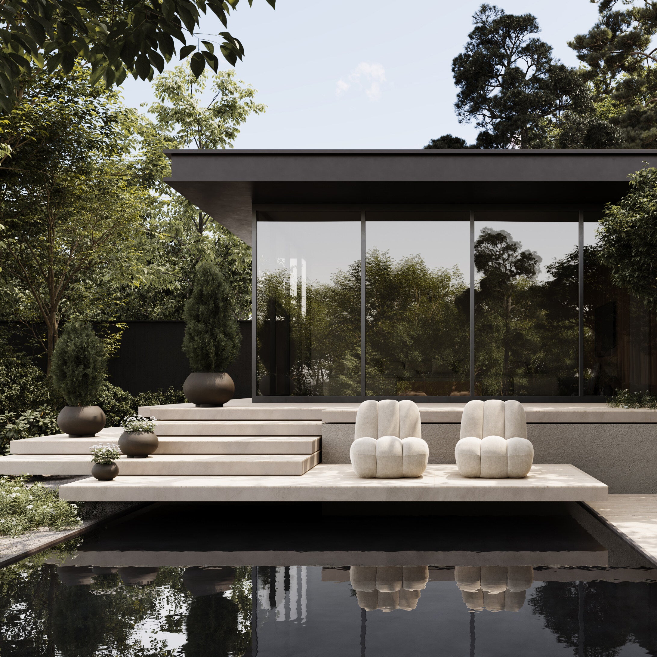 101 Copenhagen - Urchin Plant Pot, Mini - Coffee - Plant Pot