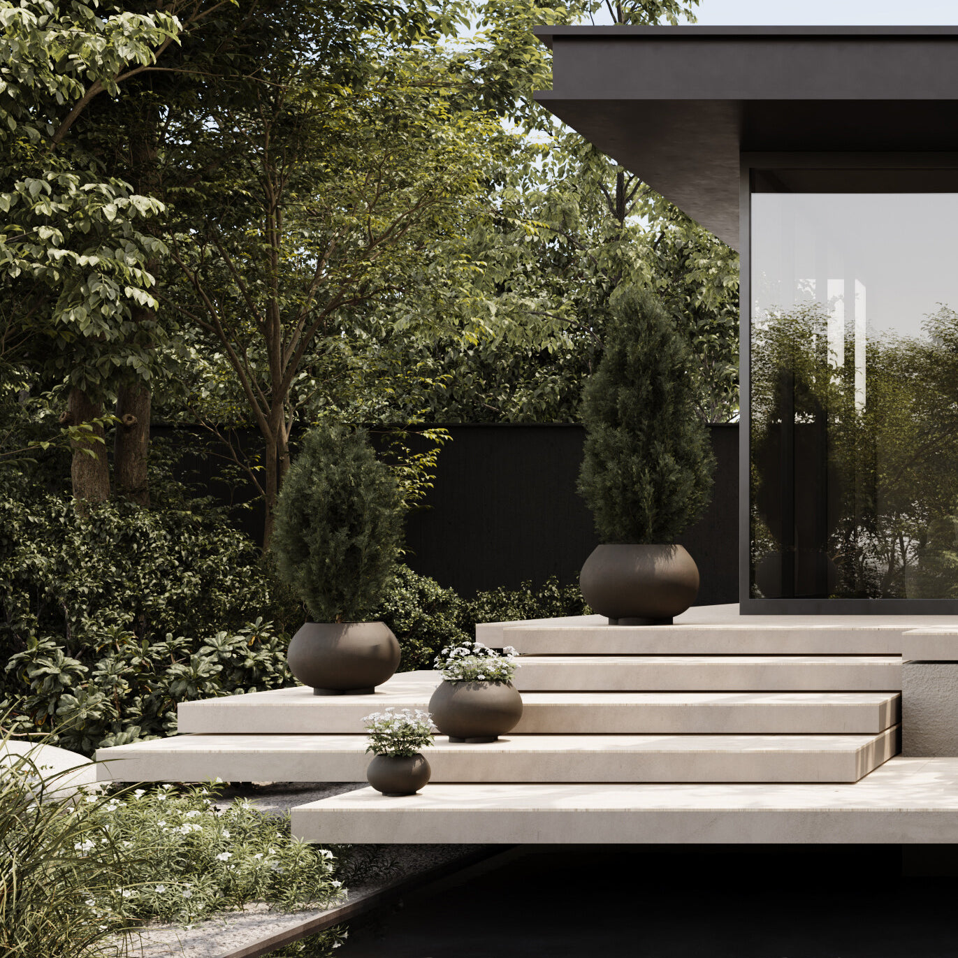 101 Copenhagen - Urchin Plant Pot, Petit - Coffee - Plant Pot