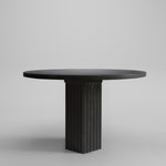 101 Copenhagen - Arc Dining Table, Ø120 - Coffee Black Oak - Dining Table