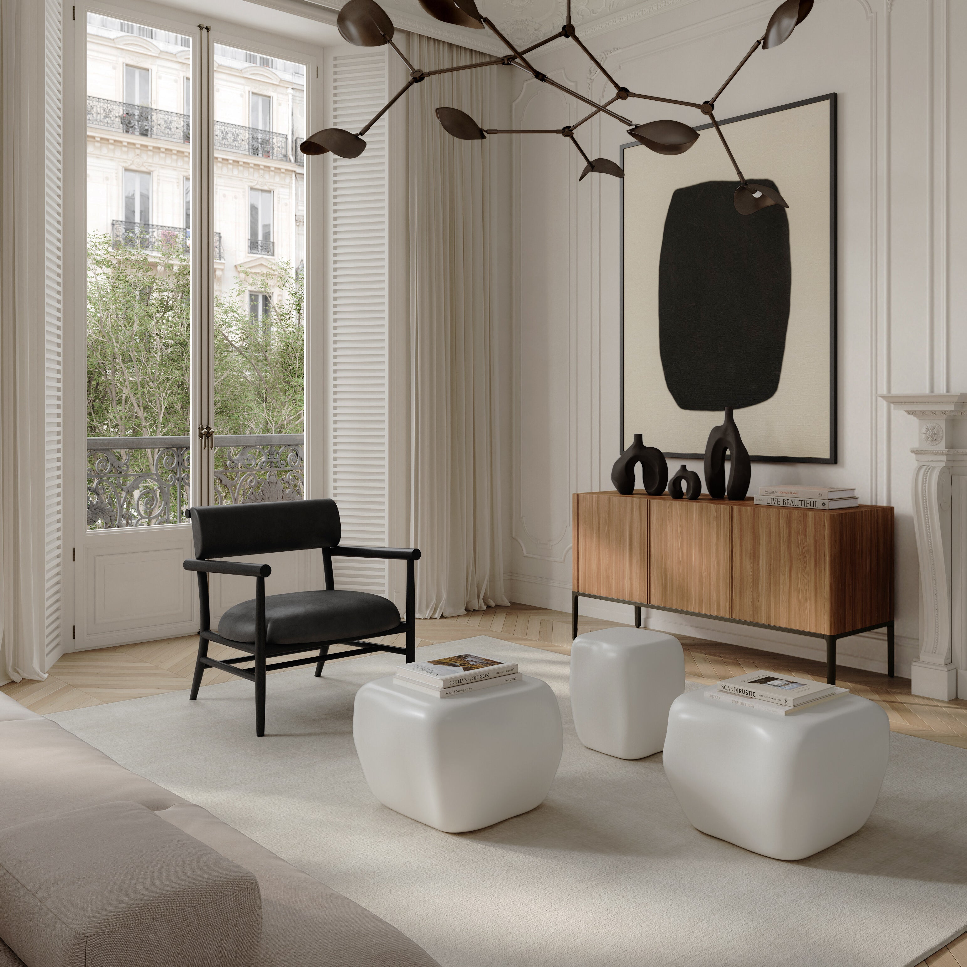 101 Copenhagen - Ishi Coffee Table, Mini - High Glaze Birch - Coffee Table
